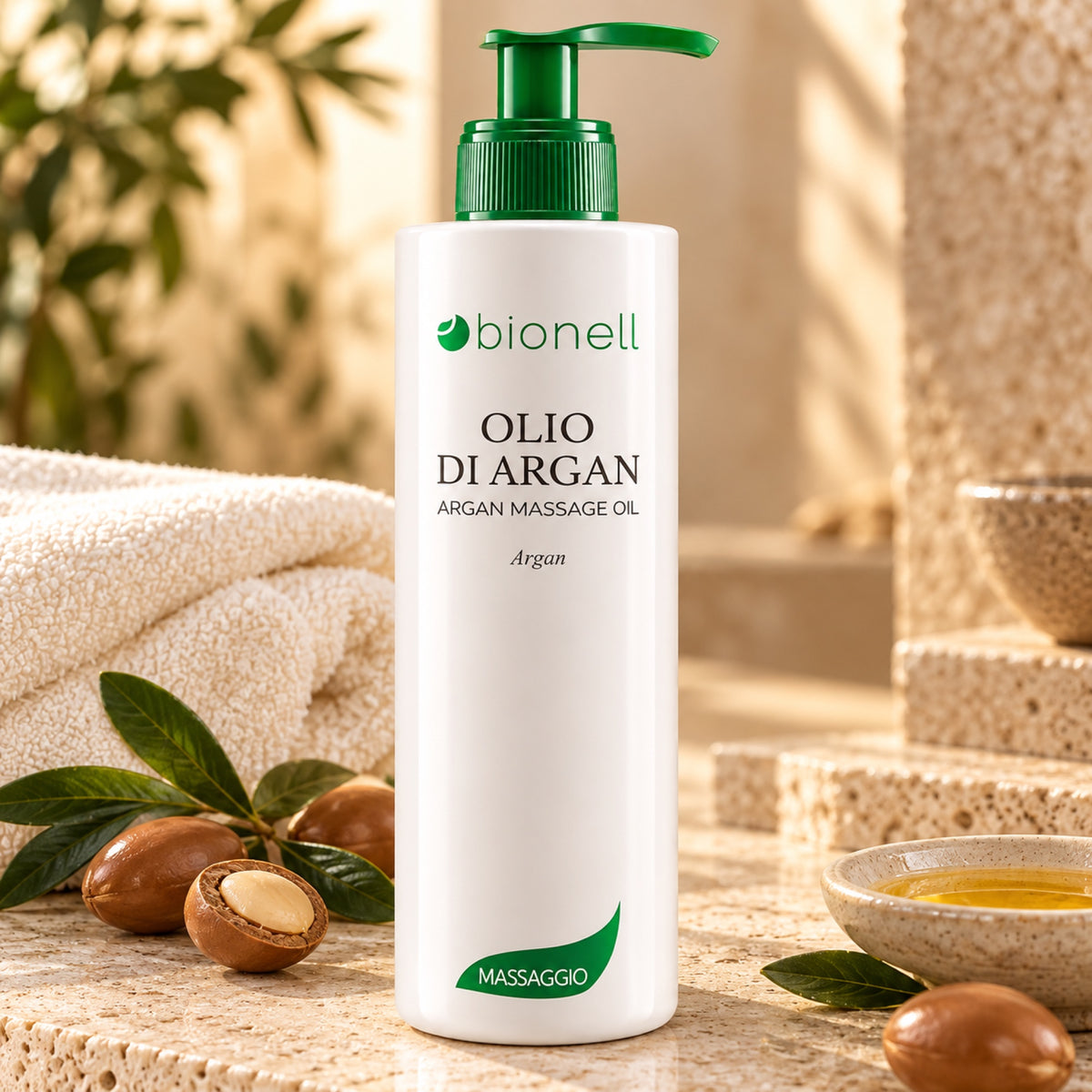 Bionell Olio Massaggio Argan - 500ml