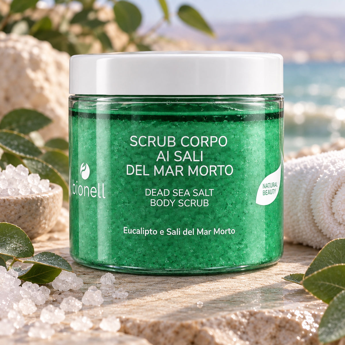 Bionell Scrub Viso Sali del Mar Morto - 700gr