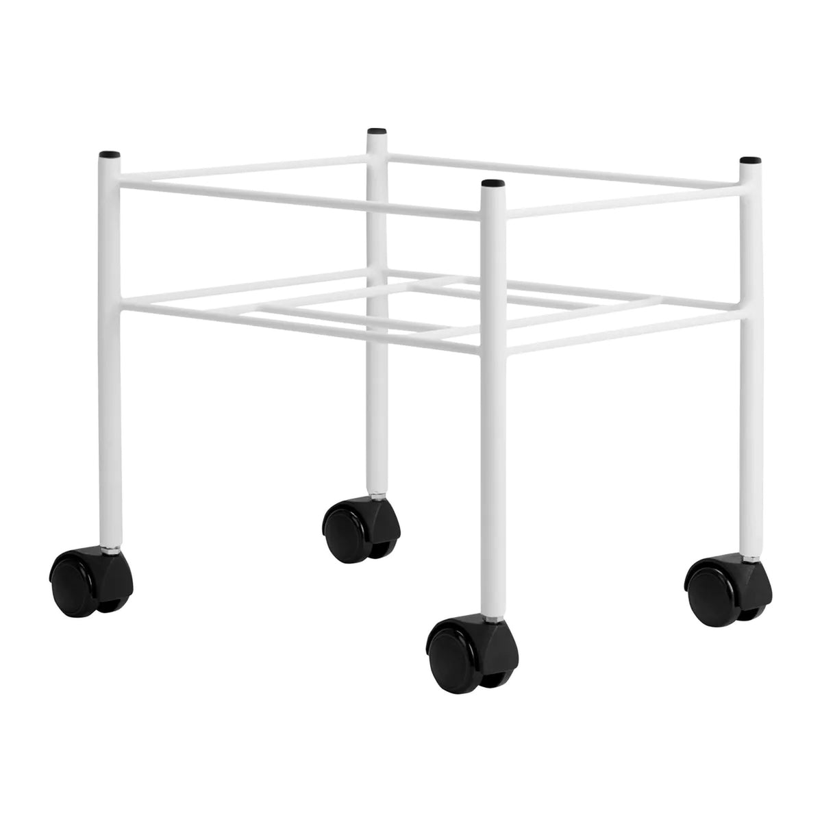 Carrello con Vaschetta V1 Pedicure Dritta - Bianco