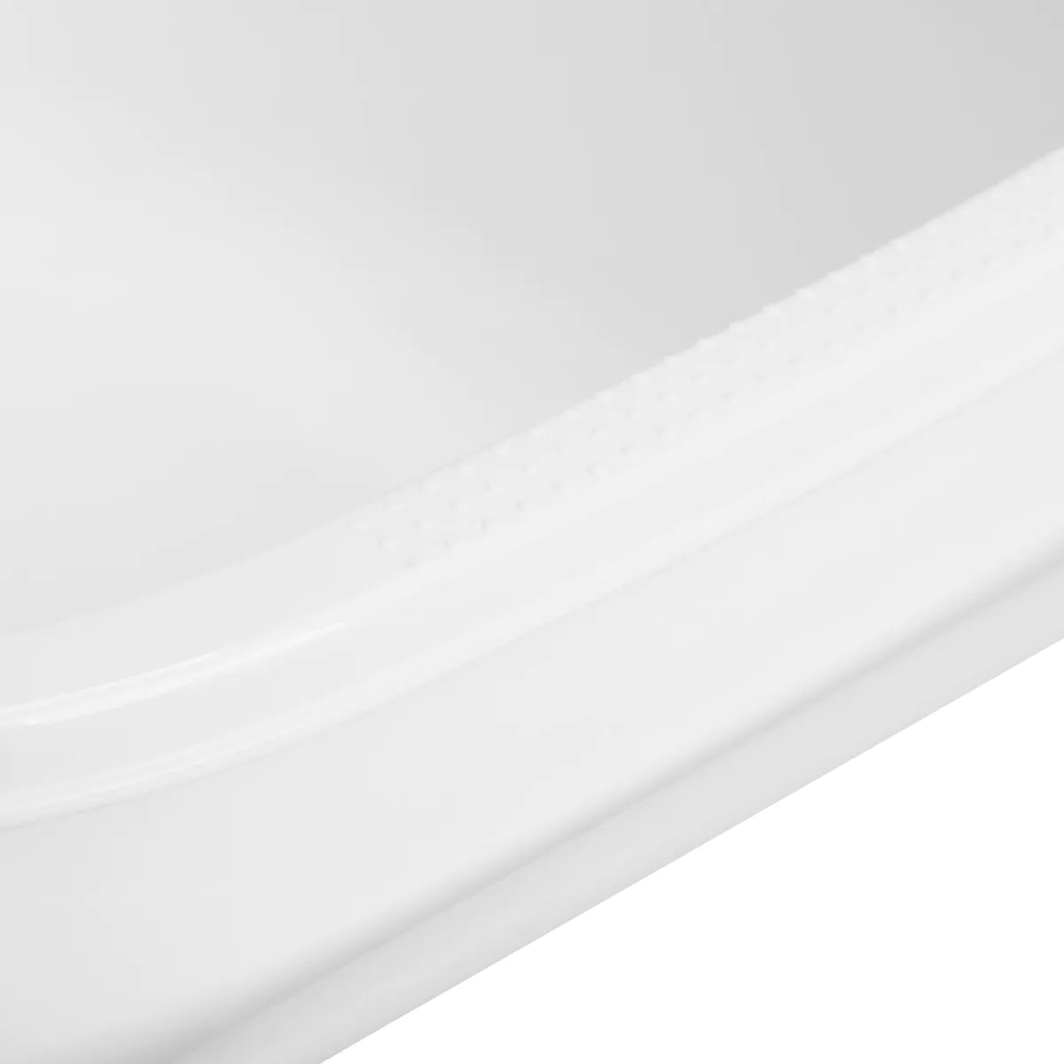 Carrello con Vaschetta V1 Pedicure Dritta - Bianco