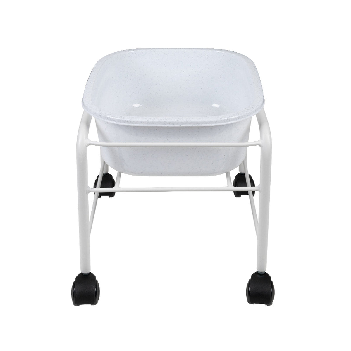 Carrello con Vaschetta V2 Pedicure Dritta - Bianco