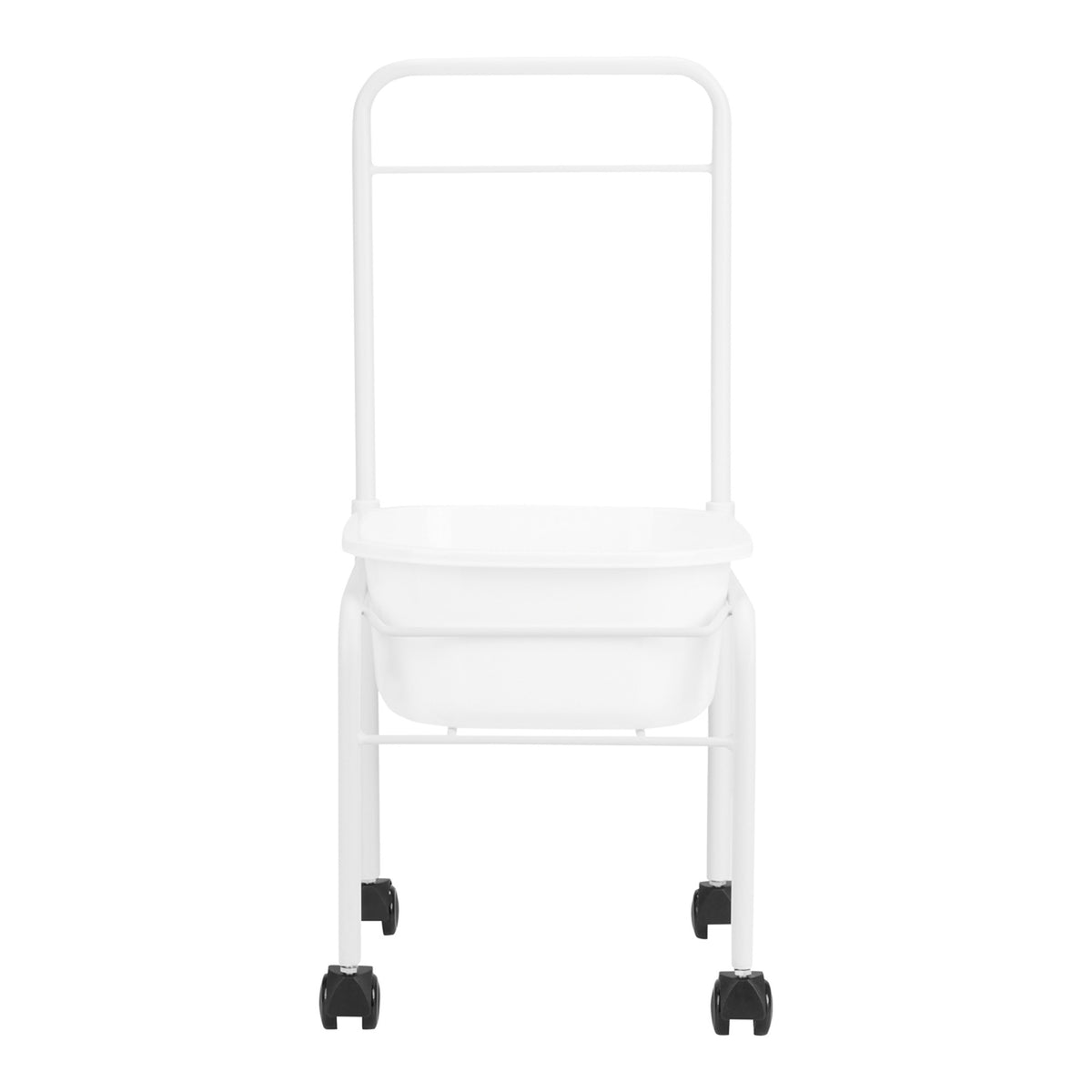 Carrello con Vaschetta V3 Pedicure - Bianco