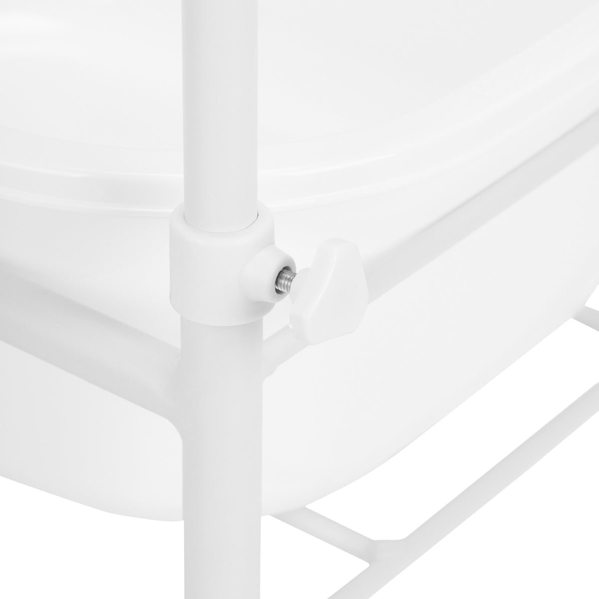 Carrello con Vaschetta V3 Pedicure - Bianco
