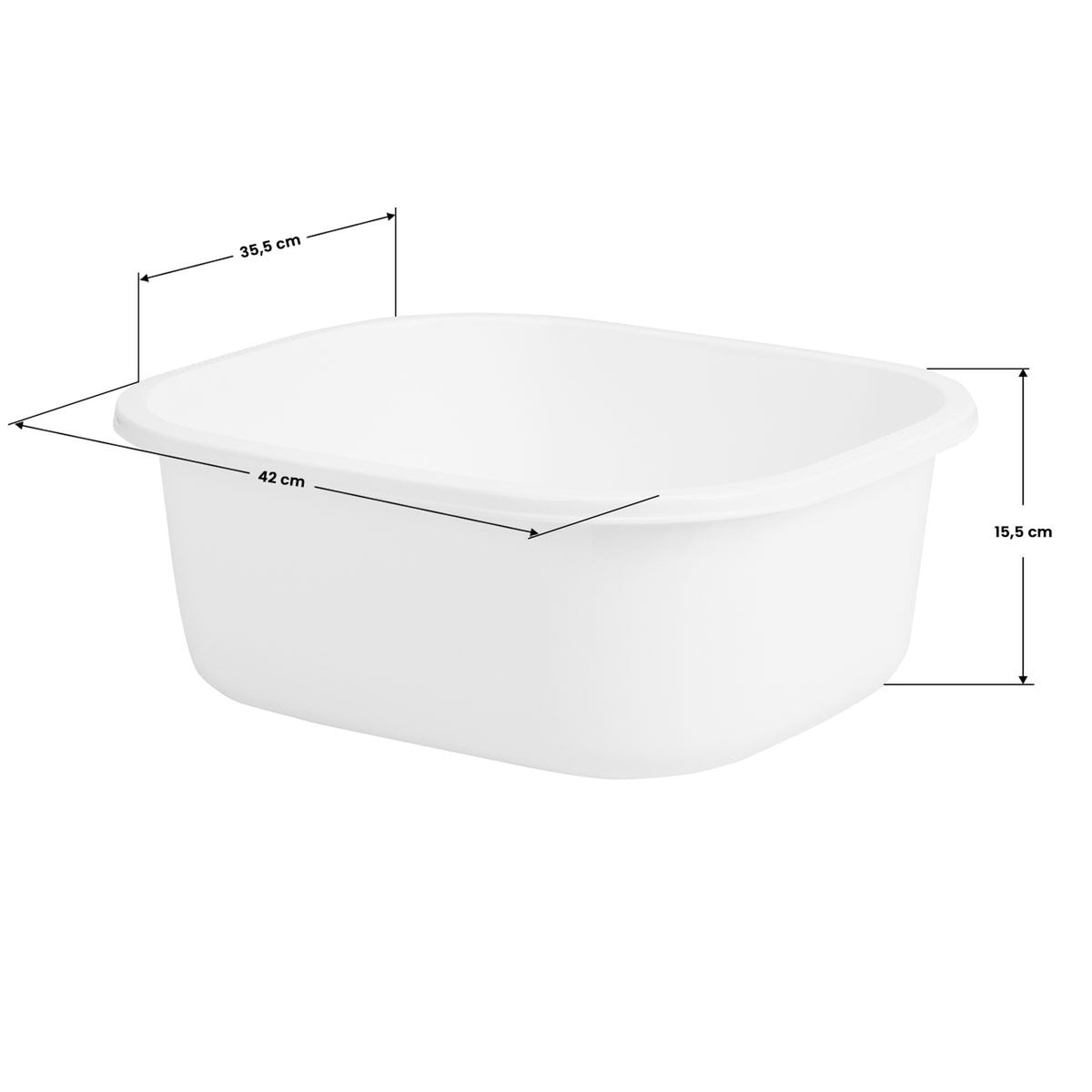 Carrello con Vaschetta V3 Pedicure - Bianco