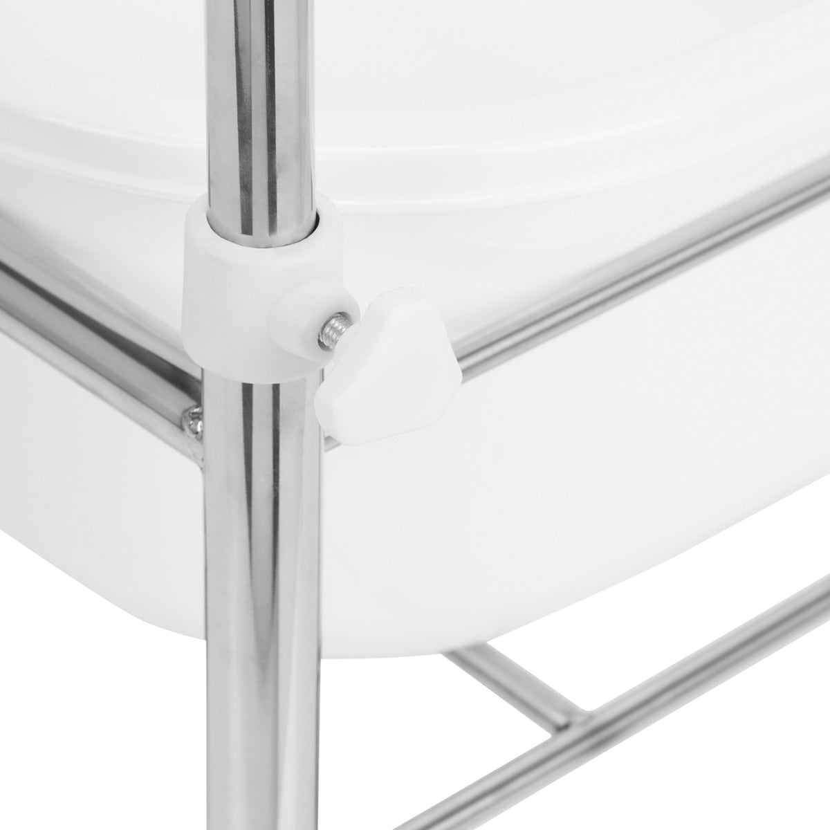 Carrello con Vaschetta V3 Pedicure - Cromo