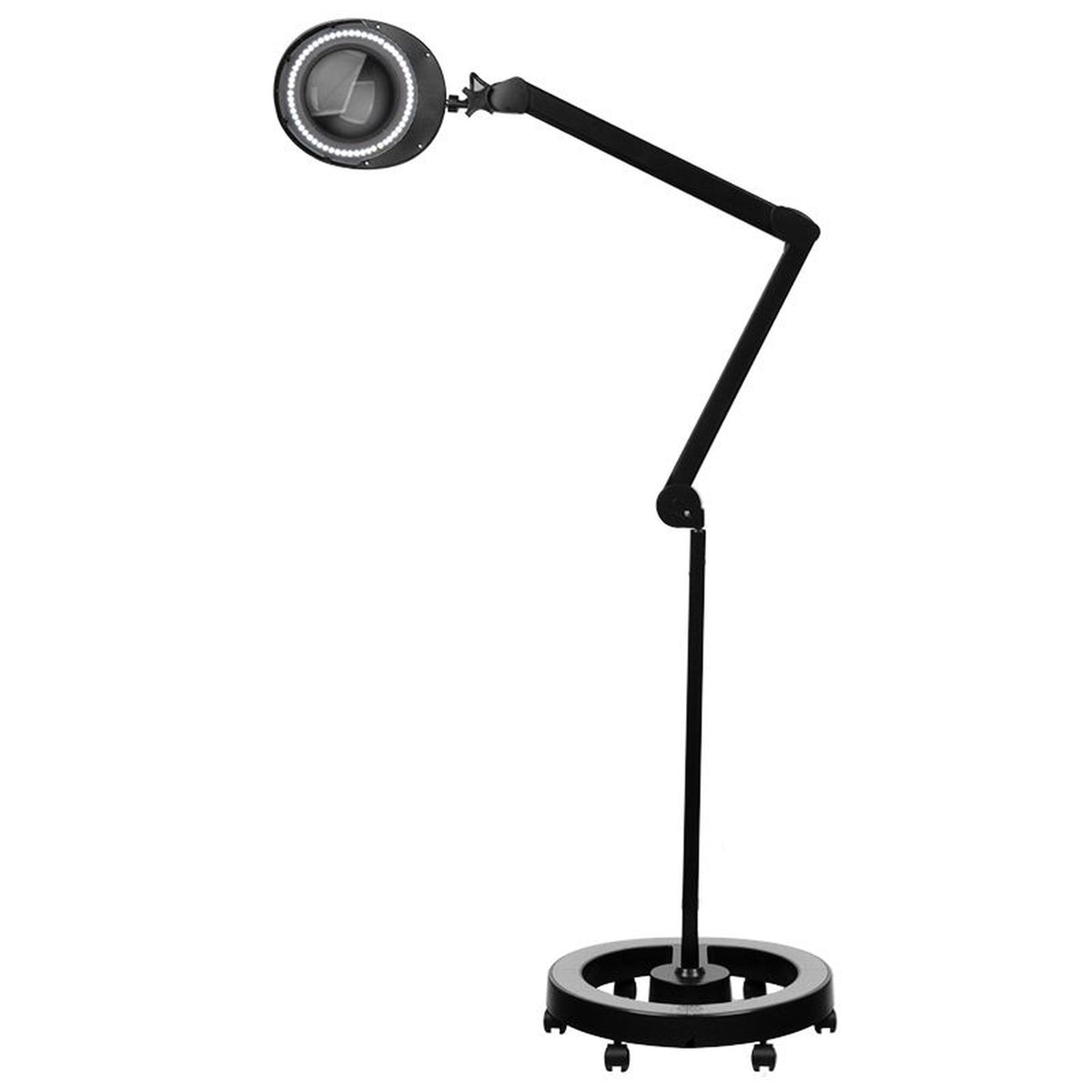 Elegante Lampada LED 6025 Lente con Stativo 5 Diottrie - Nero