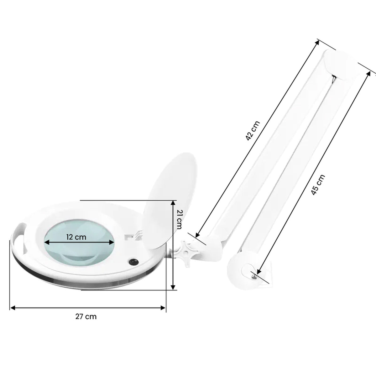 Elegante Lampada LED 6027 Lente da Tavolo 5 Diottrie