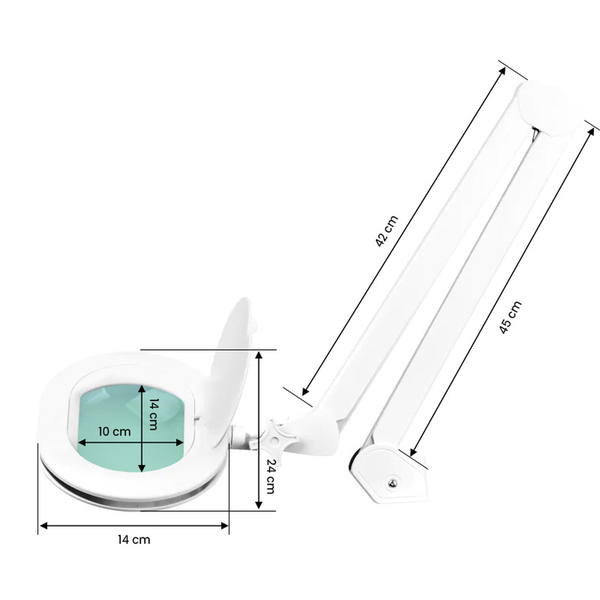 Elegante Lampada LED 6028 Lente da Tavolo 5 Diottrie