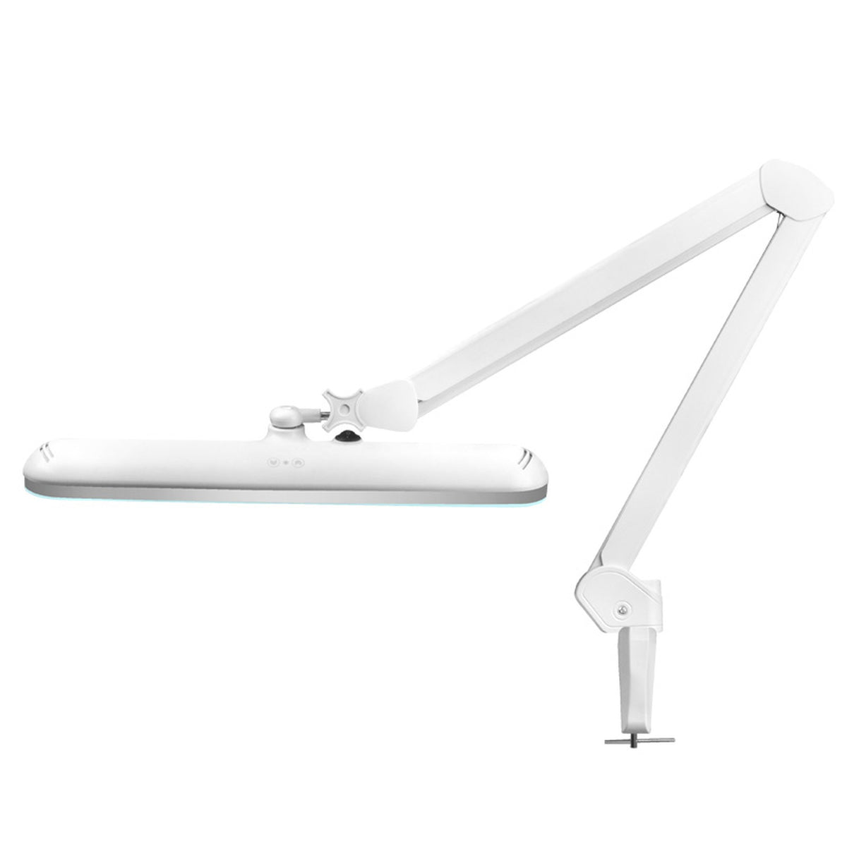Elegante Lampada LED 801-L Morsetto da Tavolo - Bianco