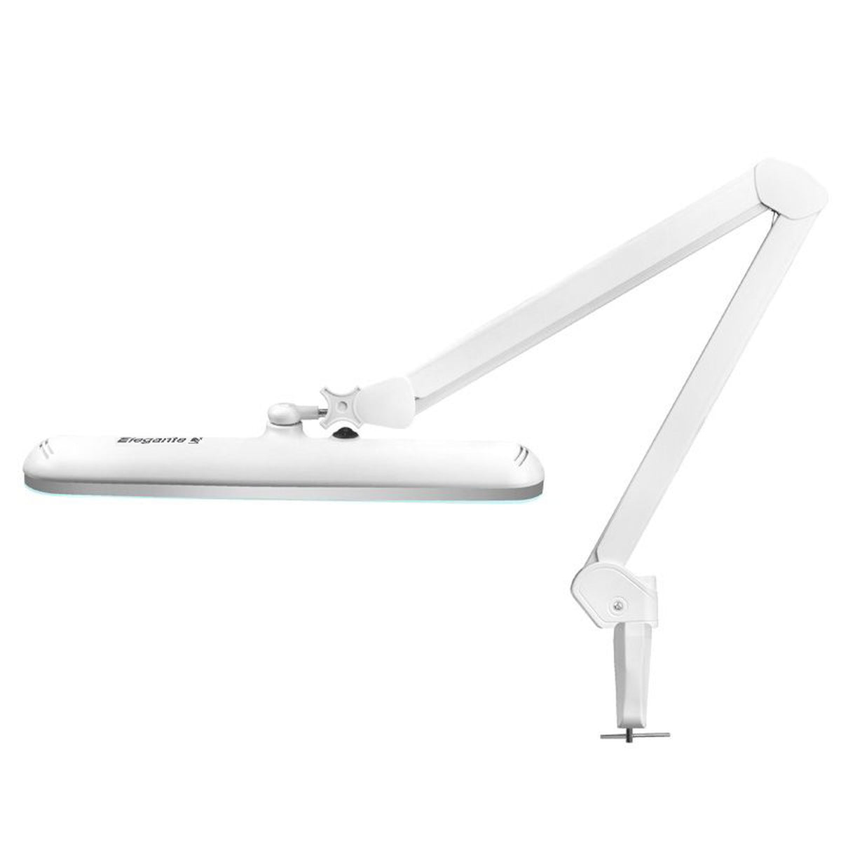 Elegante Lampada LED 801-S Morsetto da Tavolo - Bianco