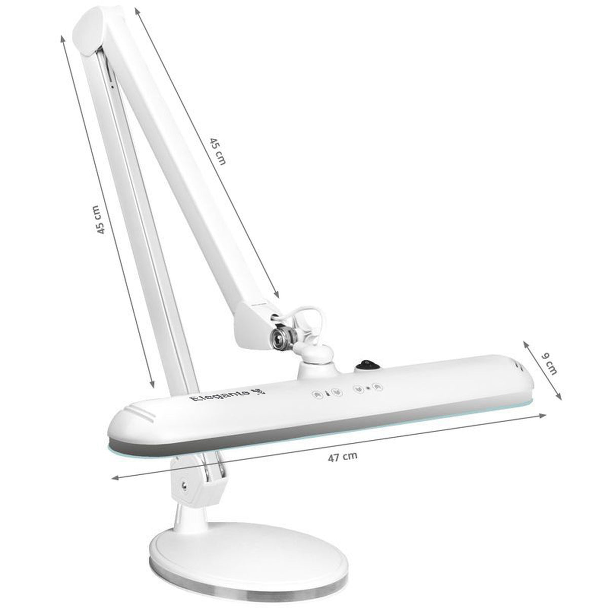 Elegante Lampada LED 801-TL Base da Tavolo - Bianco