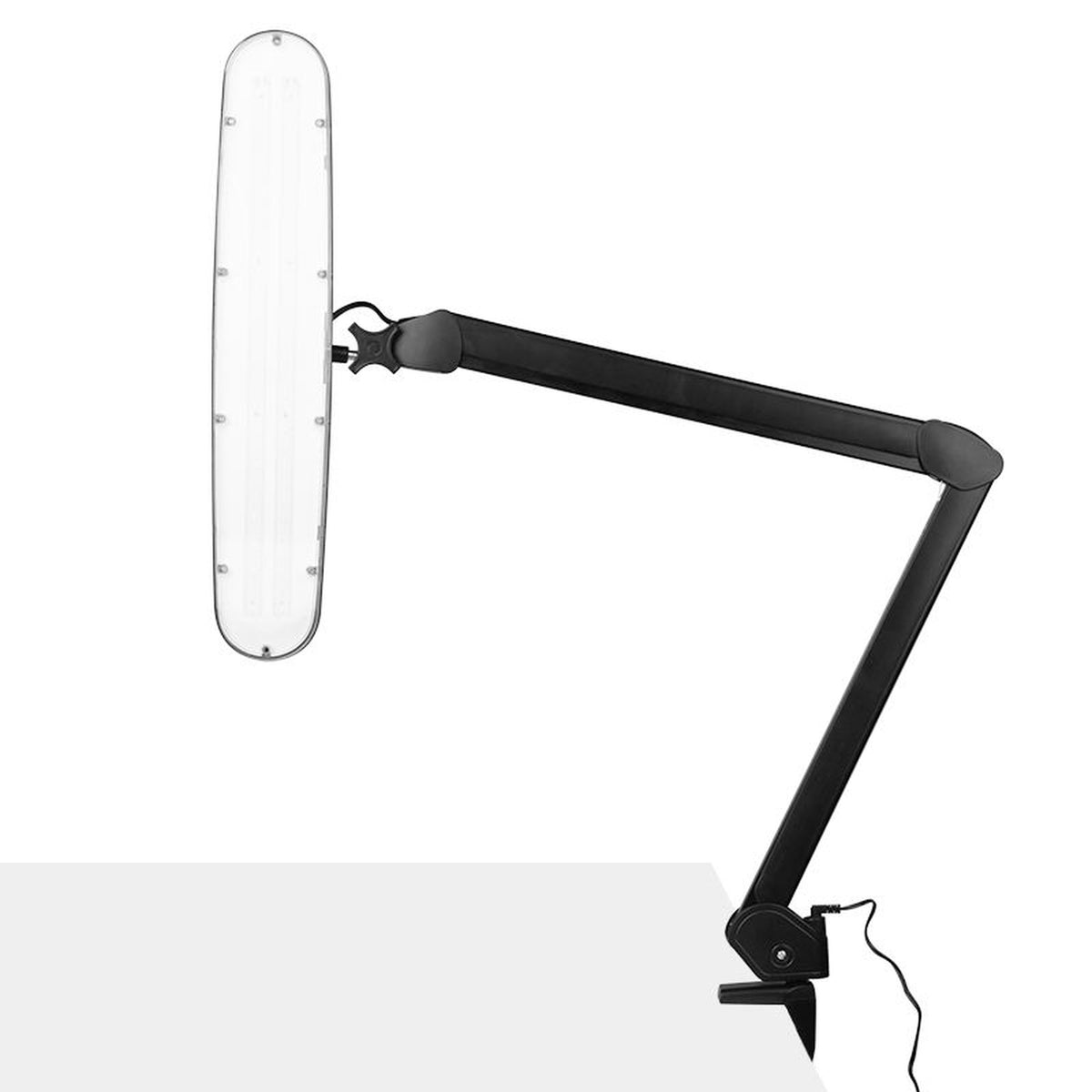 Elegante Lampada LED 801-TL con Morsetto da Tavolo - Nero
