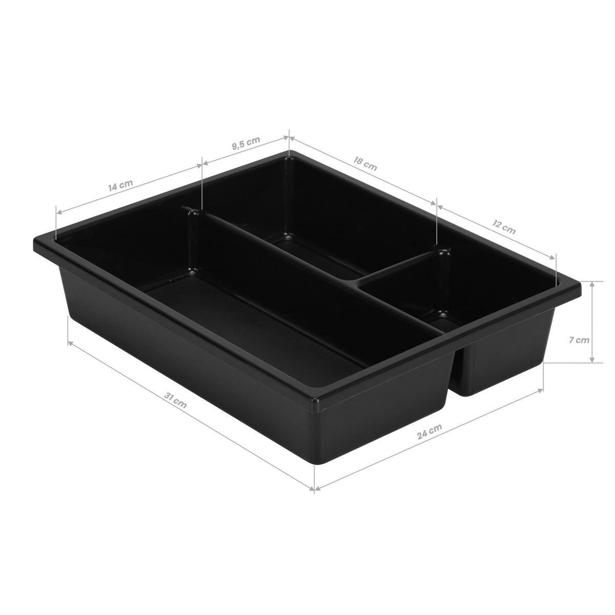 Gabbiano Carrello 68B per Parrucchiere - Nero