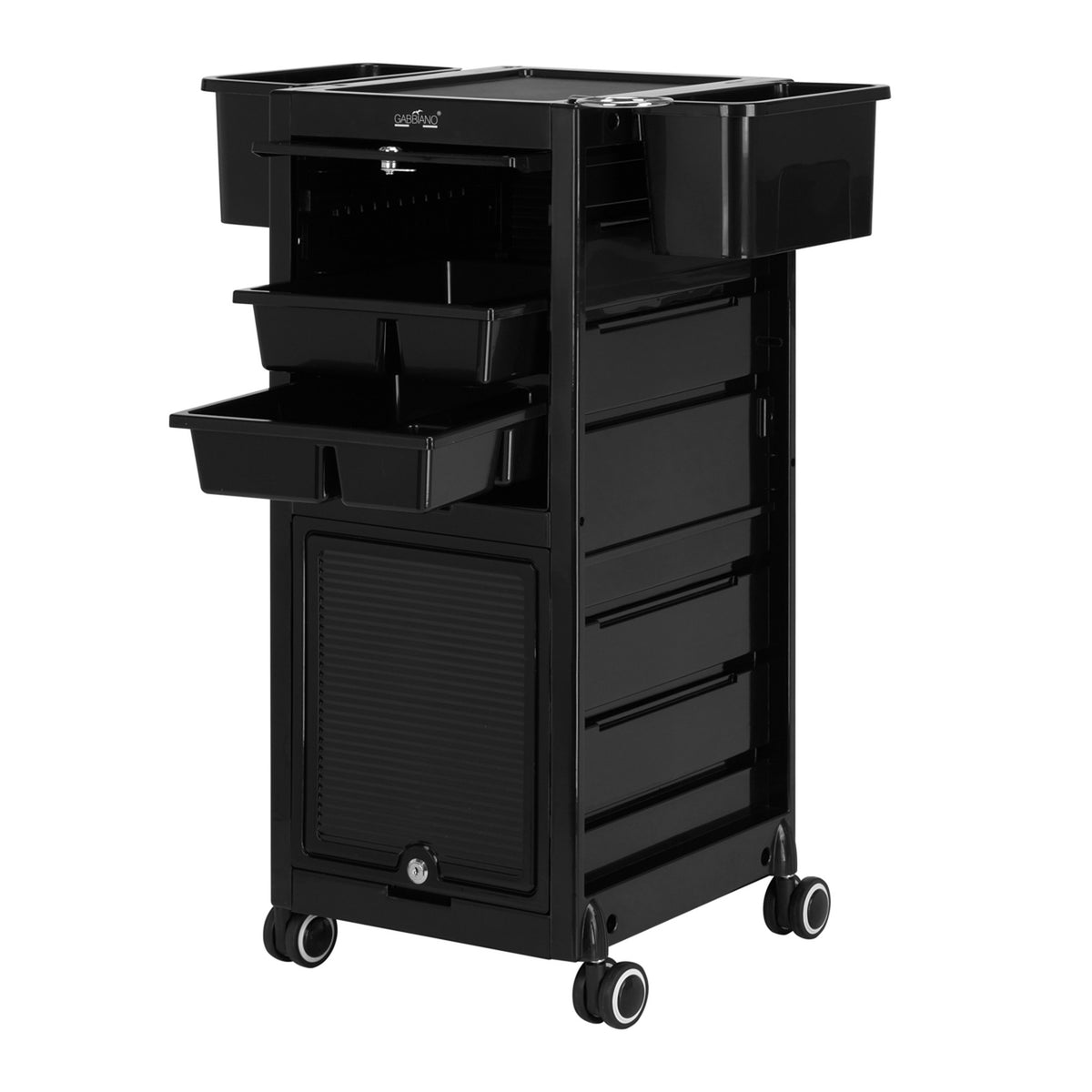 Gabbiano Carrello 68C per Parrucchiere - Nero