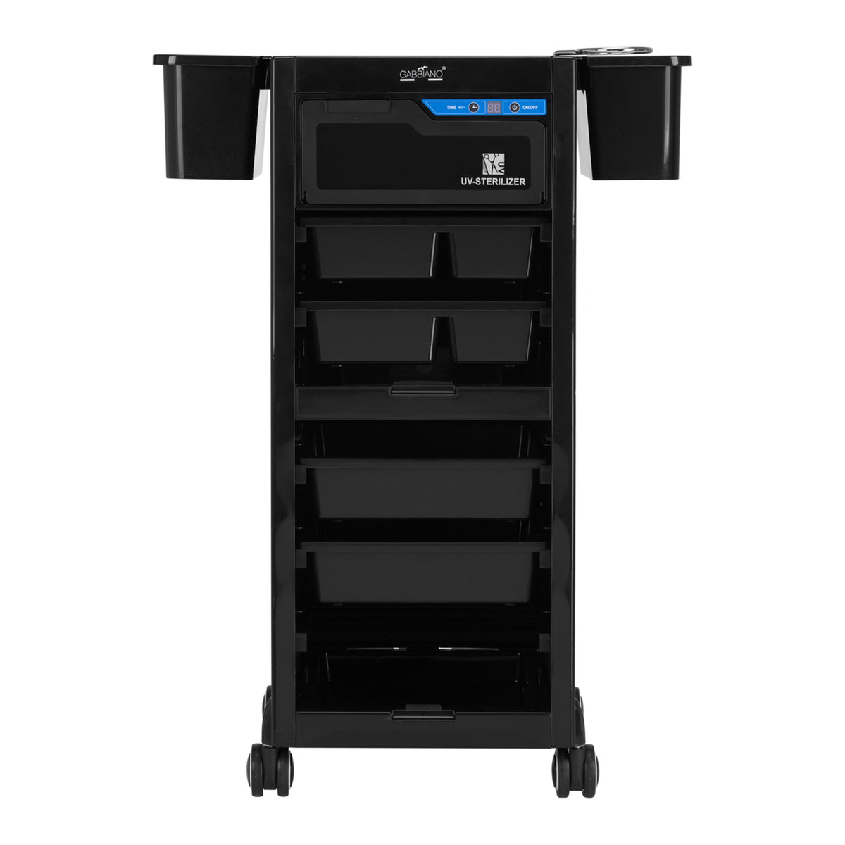 Gabbiano Carrello 68UV con Sterilizzatore per Parrucchiere - Nero
