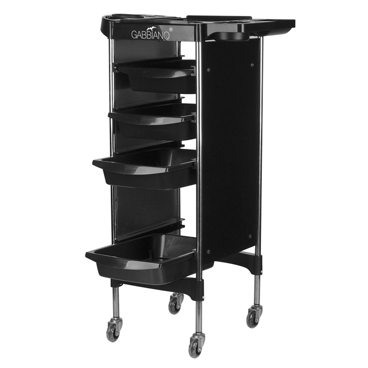Gabbiano Carrello FX11-2 per Parrucchiere - Nero
