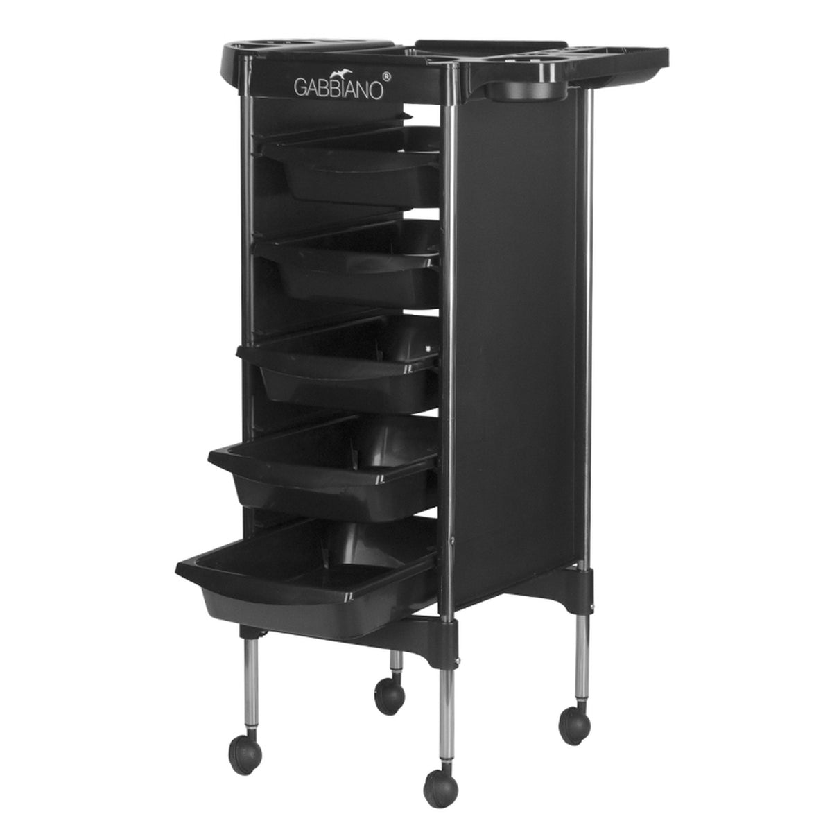 Gabbiano Carrello FX11-5 per Parrucchiere - Nero