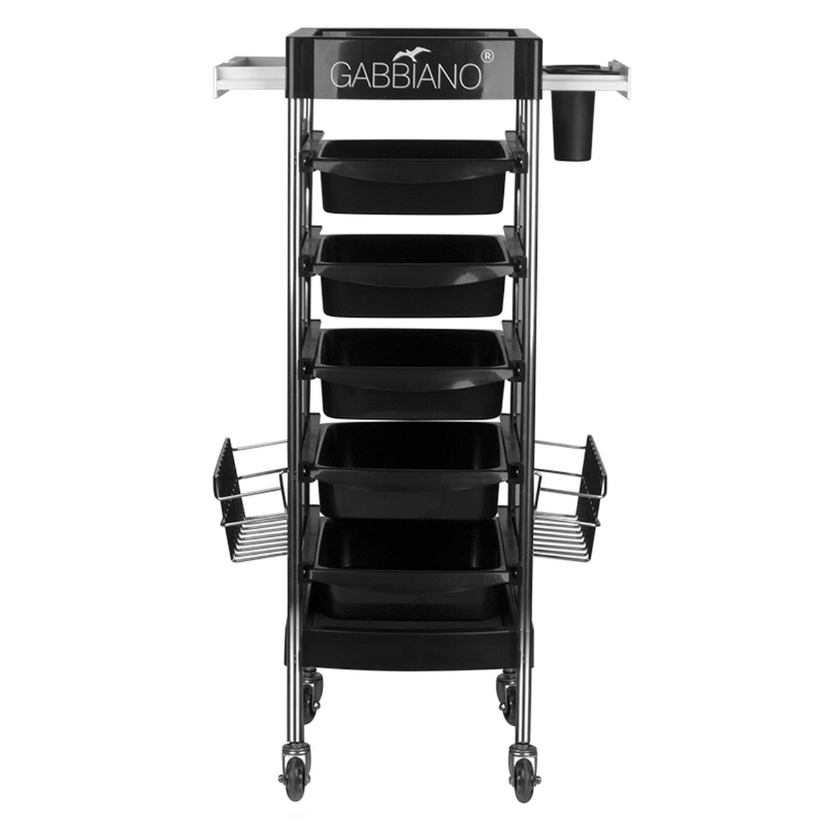 Gabbiano Carrello FX11-E per Parrucchiere - Nero