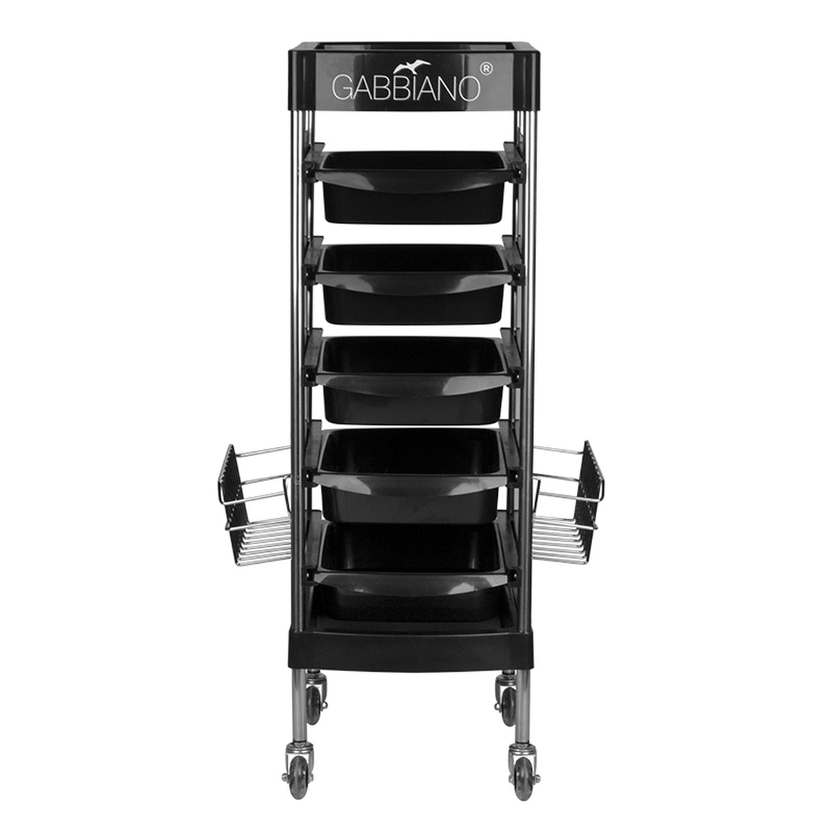 Gabbiano Carrello FX11-E per Parrucchiere - Nero