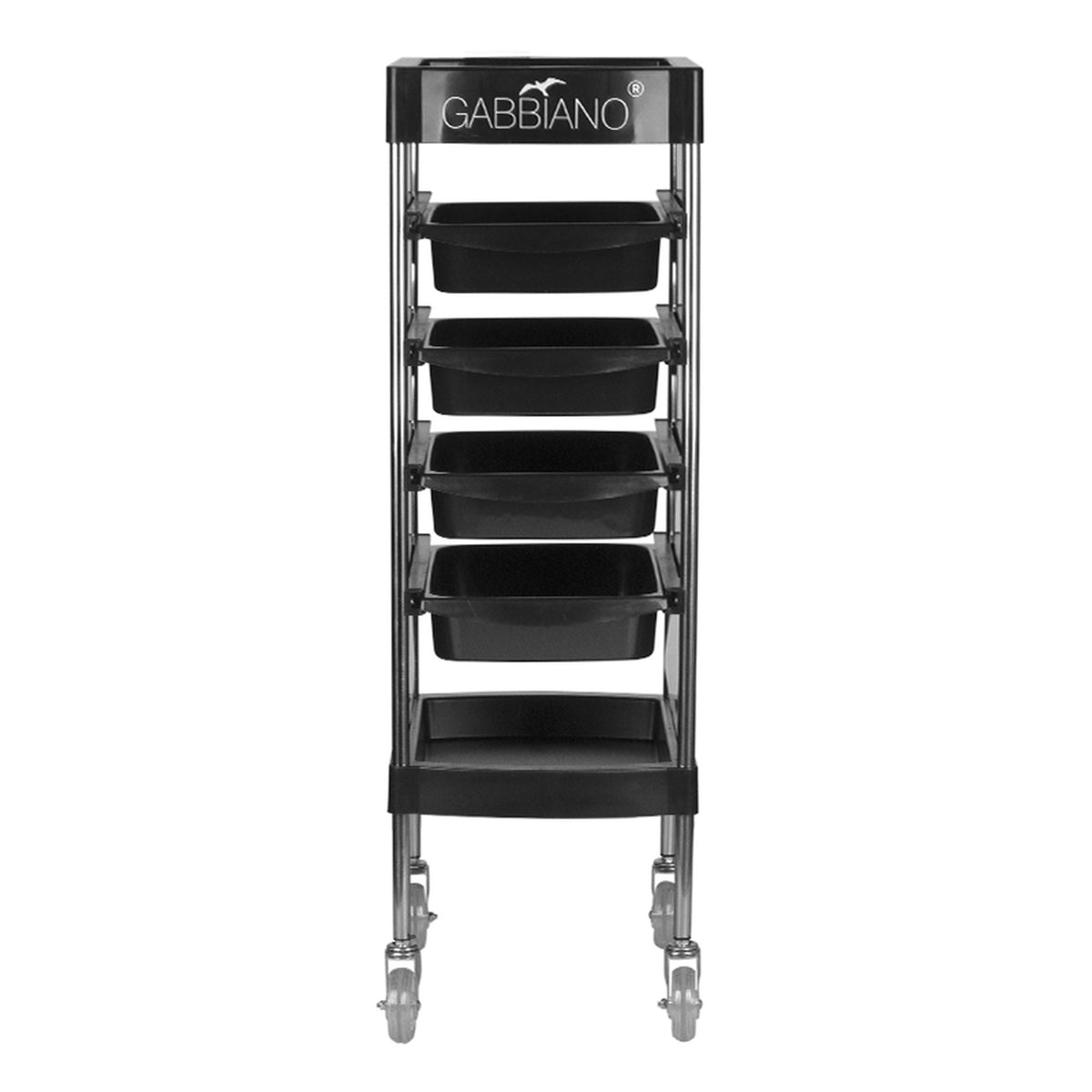 Gabbiano Carrello FX11-F per Parrucchiere - Nero