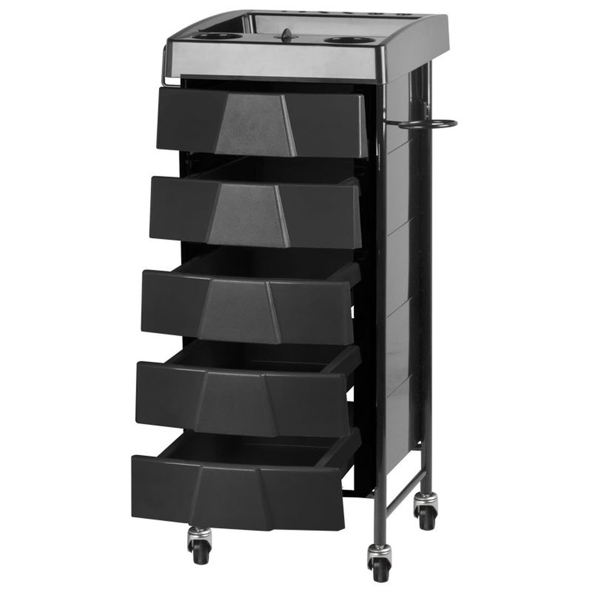 Gabbiano Carrello Porta Attrezzi 008 Parrucchiere - Nero
