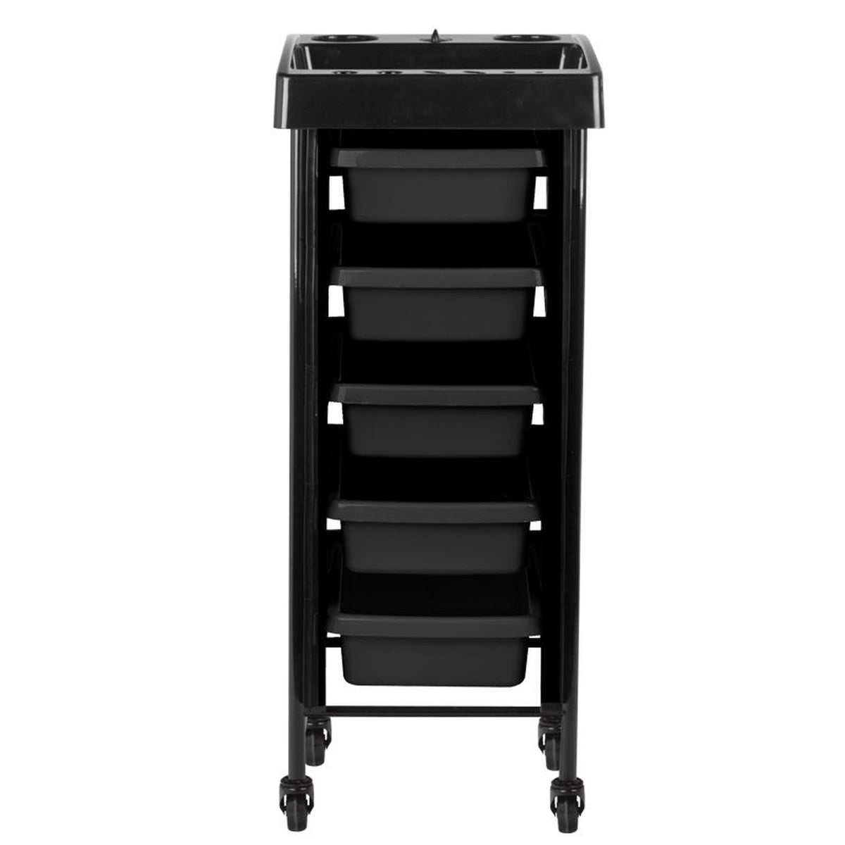 Gabbiano Carrello Porta Attrezzi 008 Parrucchiere - Nero