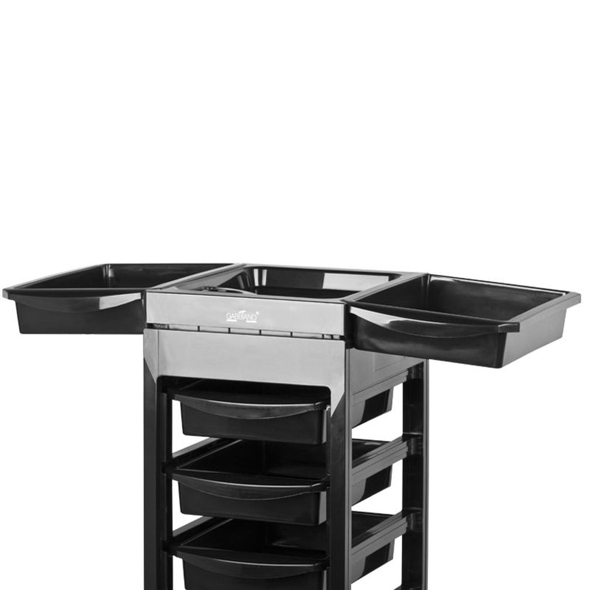 Gabbiano Carrello Porta Attrezzi 048A Parrucchiere - Nero