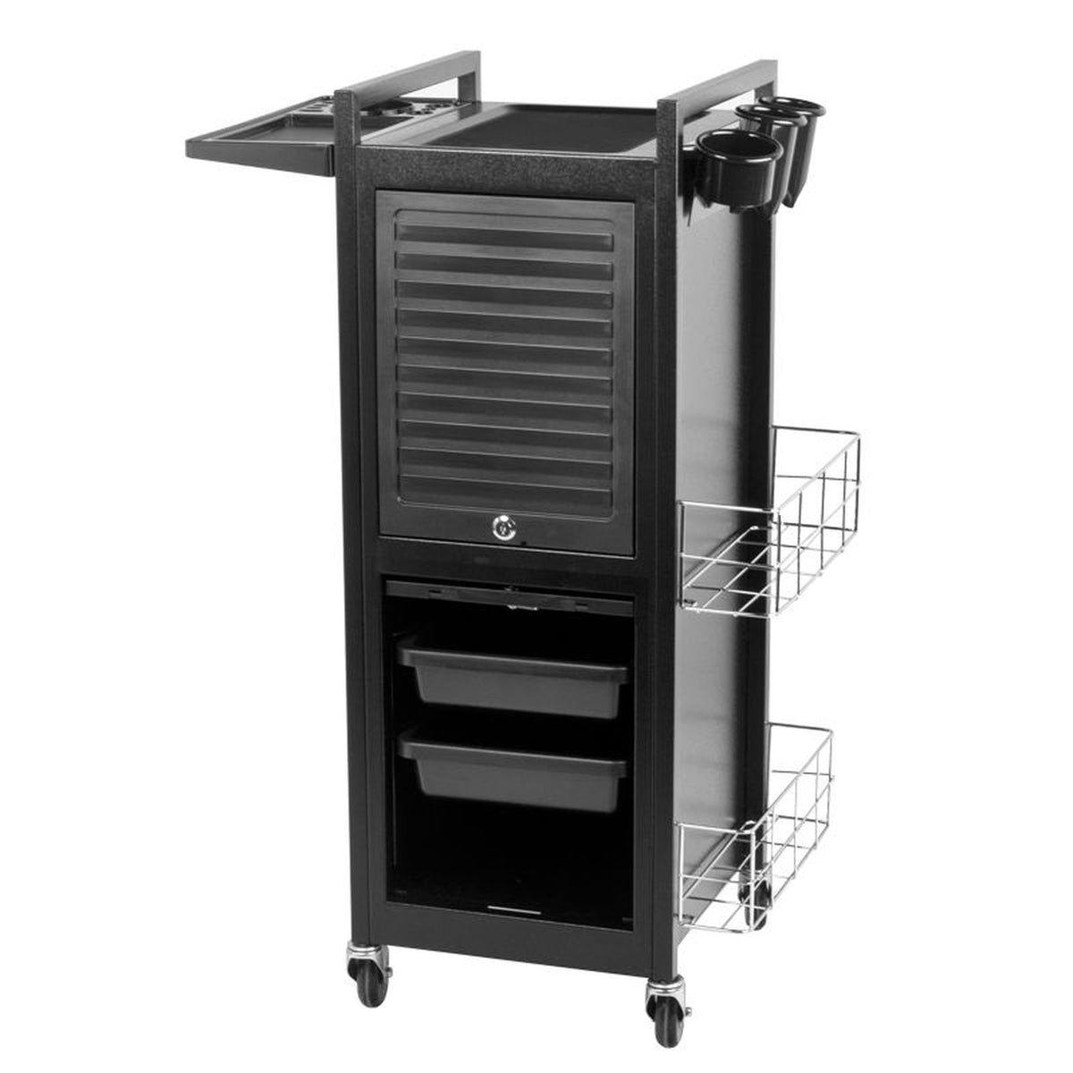 Gabbiano Carrello Porta Attrezzi Deluxe 401 Parrucchiere - Nero