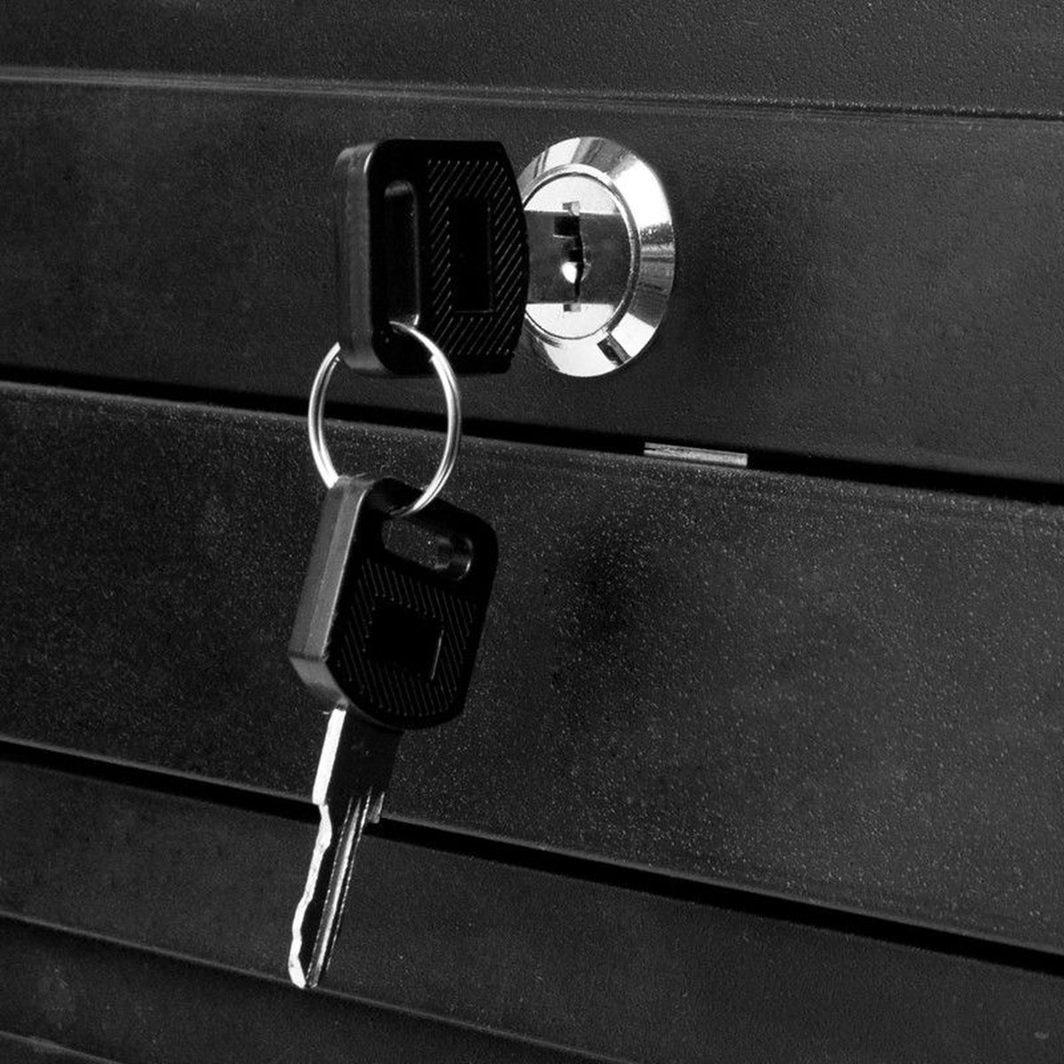 Gabbiano Carrello Porta Attrezzi Deluxe 401 Parrucchiere - Nero
