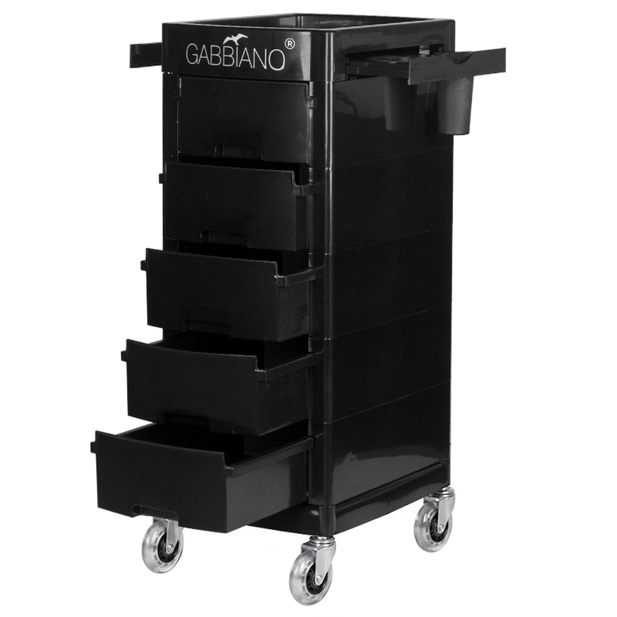 Gabbiano Carrello Porta Attrezzi FT65-A Parrucchiere - Nero