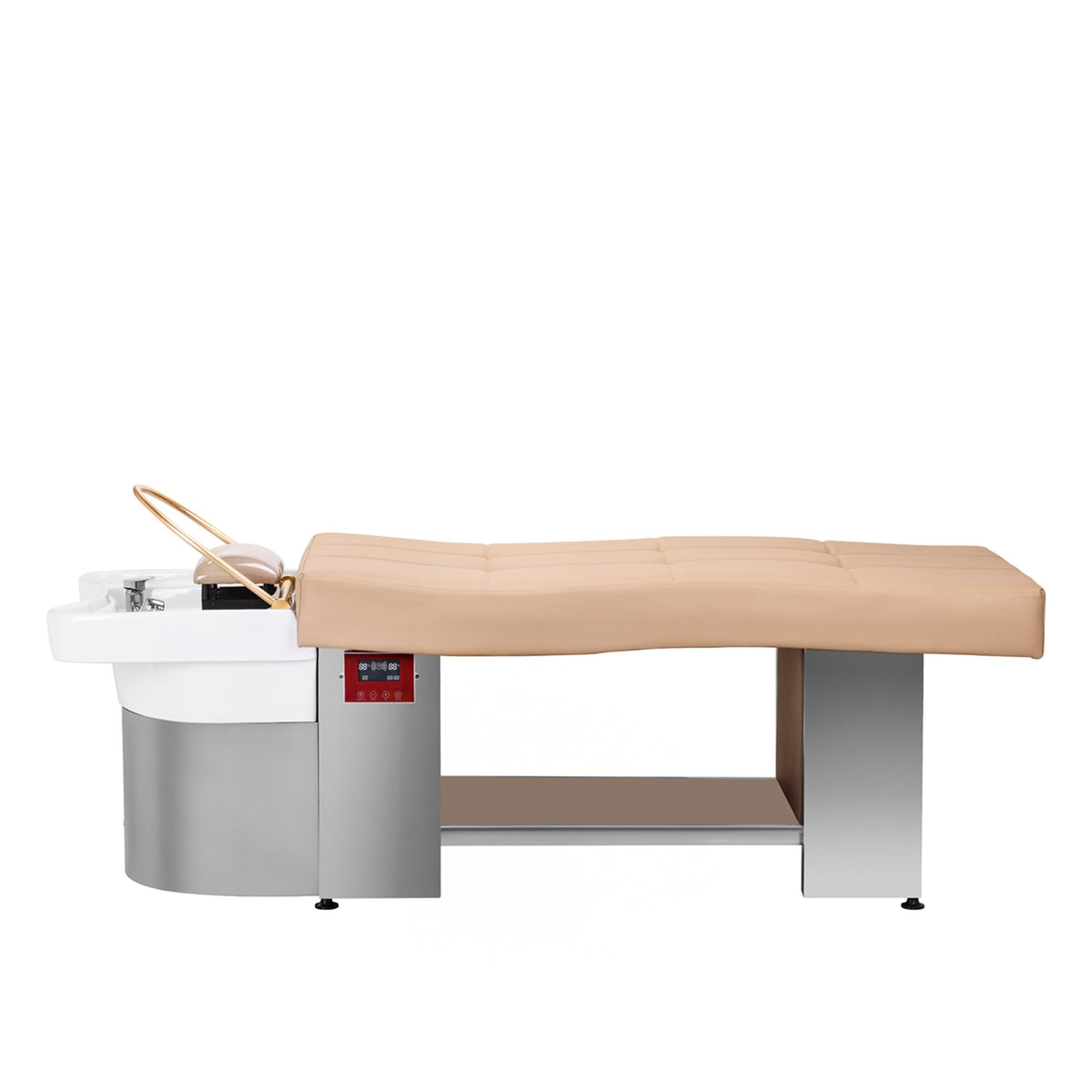 Gabbiano Head Spa 017 Lettino Massaggio Elettrico con Lavatesta - Beige