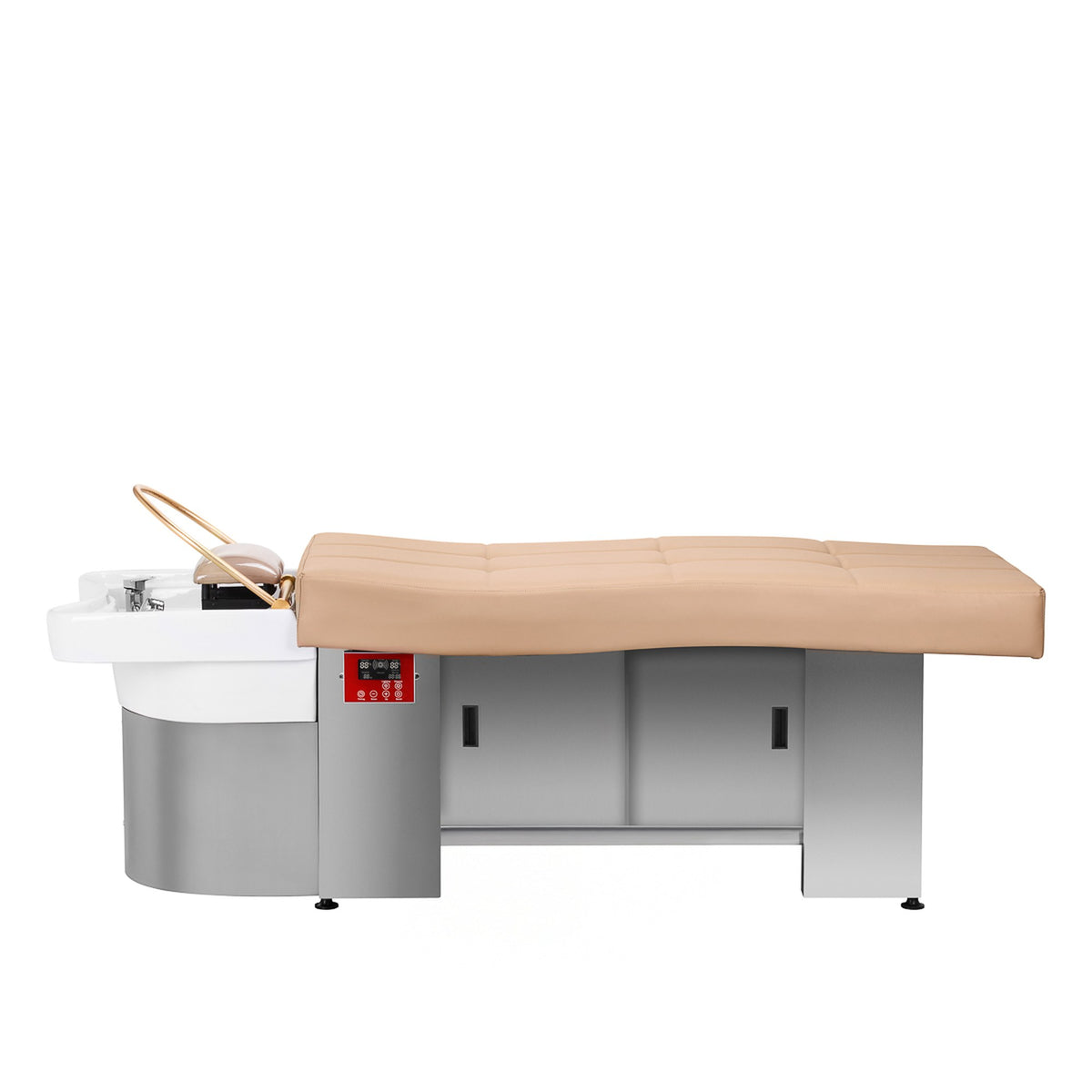 Gabbiano Head Spa 017B Lettino Massaggio Elettrico con Lavatesta - Beige