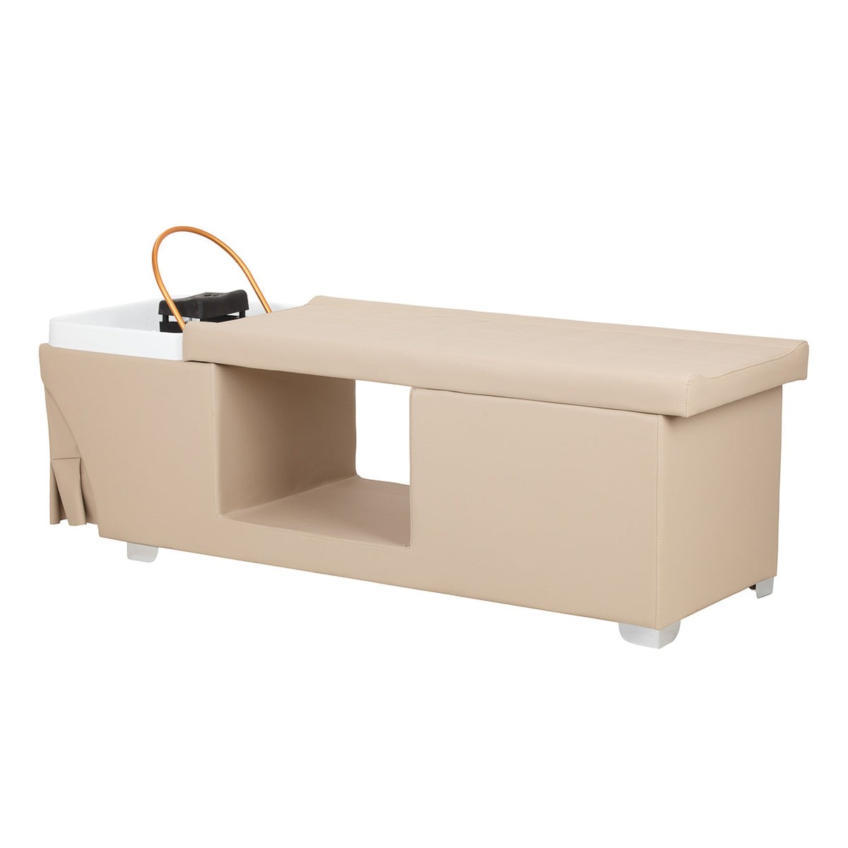 Gabbiano Head Spa Maldives Lettino Massaggio Elettrico con Lavatesta - Beige