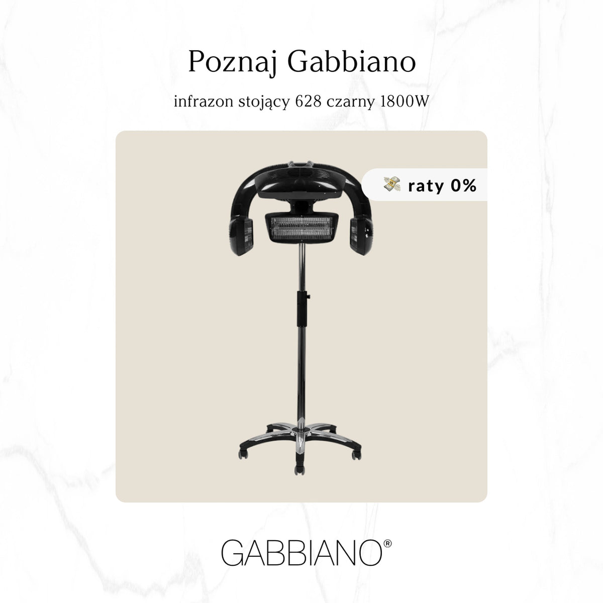 Gabbiano Infrazone 628 con Stativo - Nero