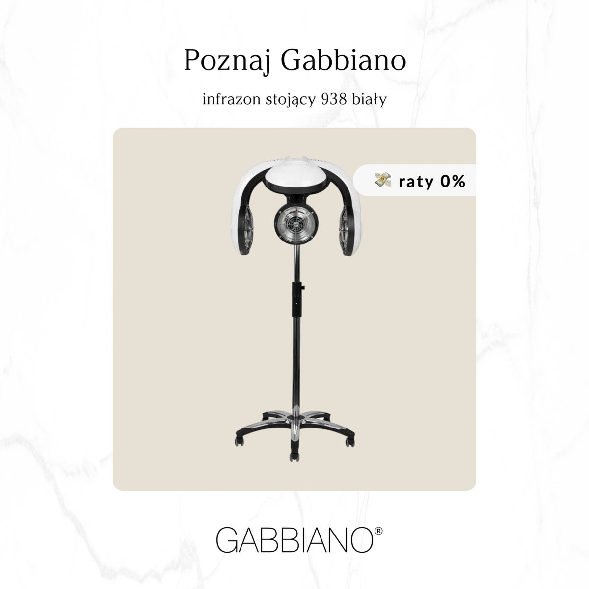 Gabbiano Infrazone 938 con Stativo - Bianco