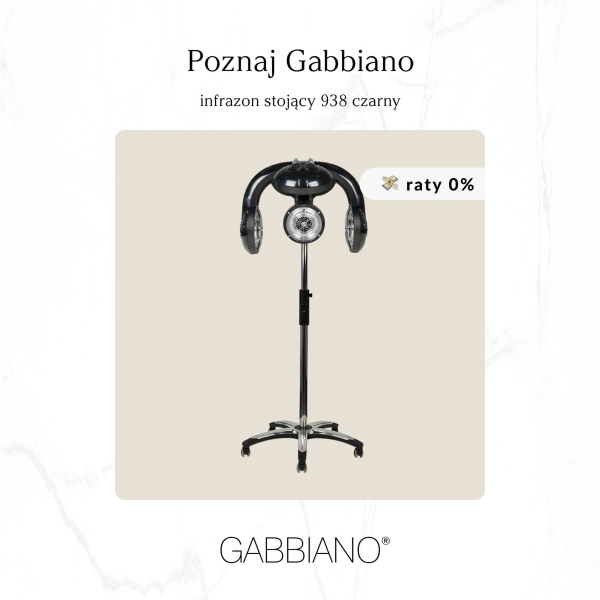 Gabbiano Infrazone 938 con Stativo - Nero