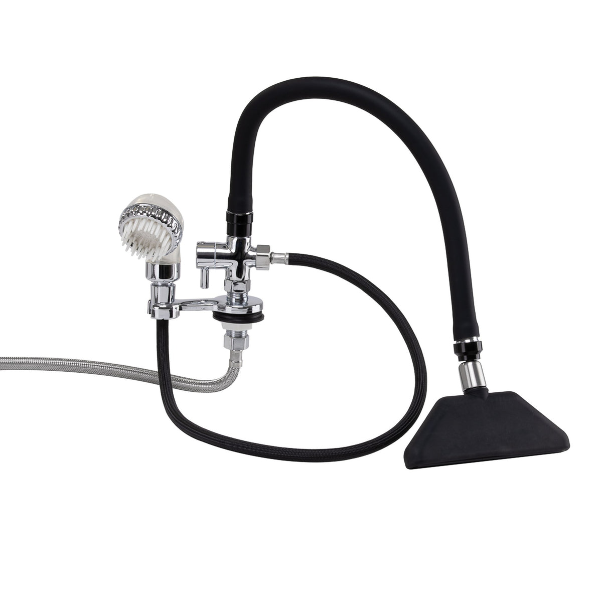 Gabbiano Rubinetto a Cascata per Parrucchiere - Nero