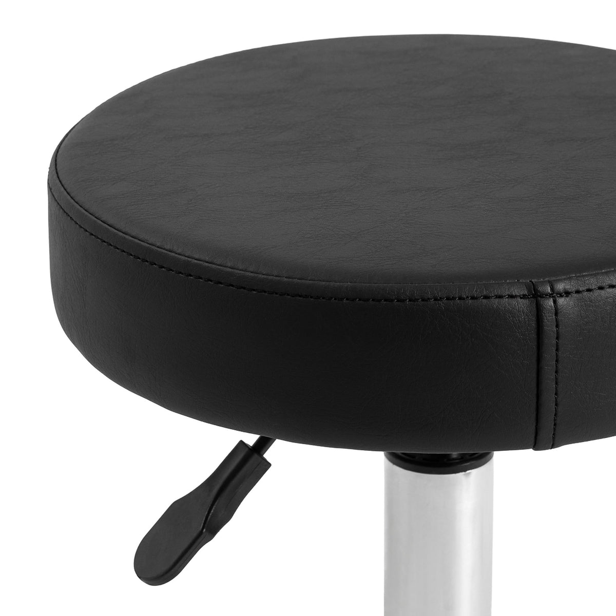 Gabbiano Sgabello AM-310 con Rotelle - Nero
