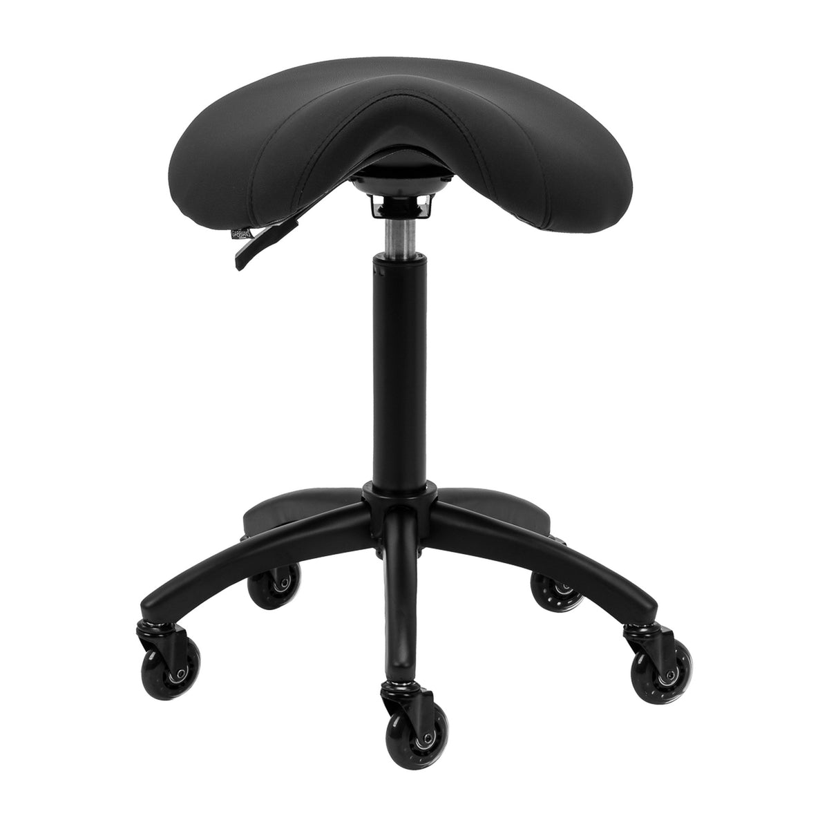 Gabbiano Sgabello D032 per Parrucchiere - Nero