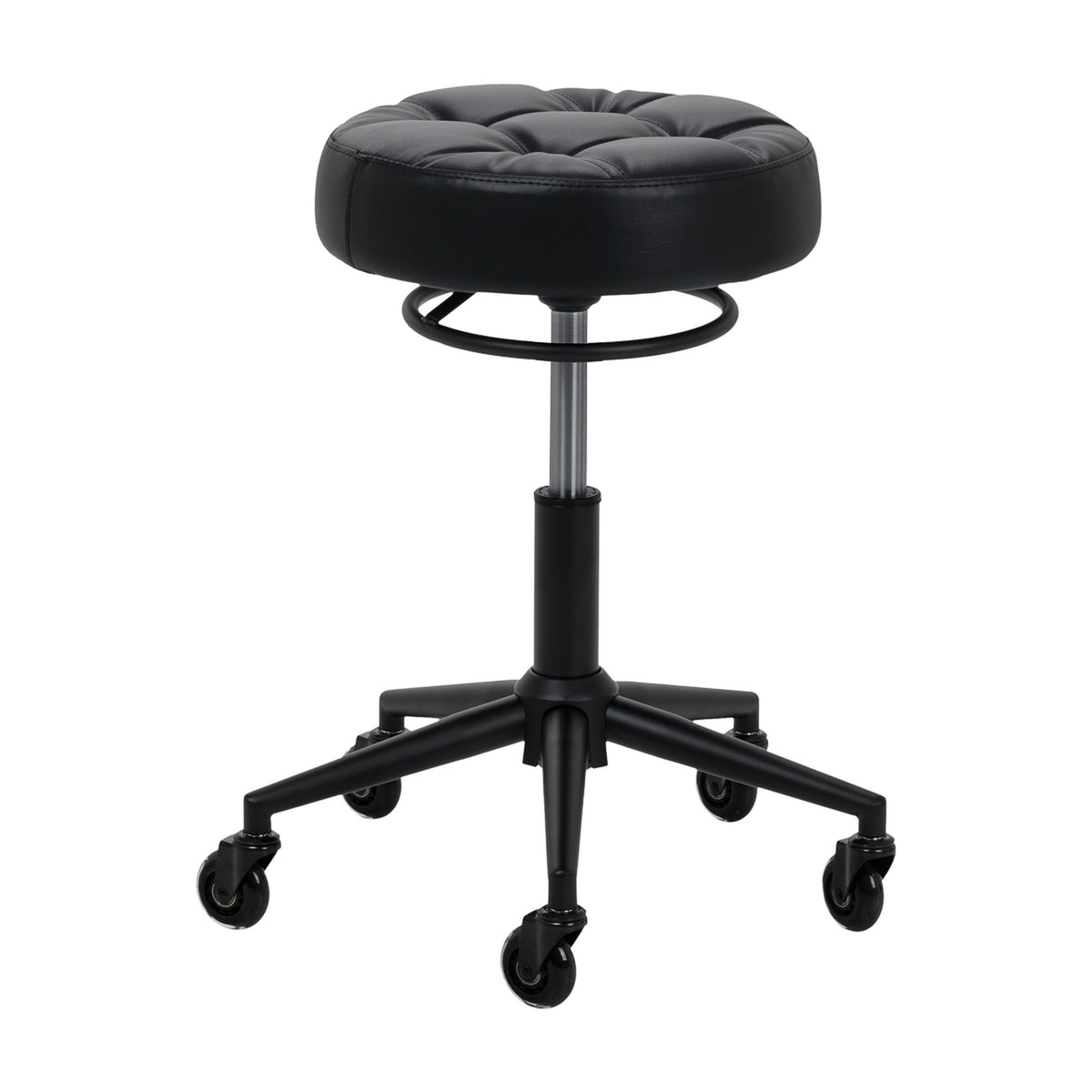 Gabbiano Sgabello D054 per Parrucchiere - Nero