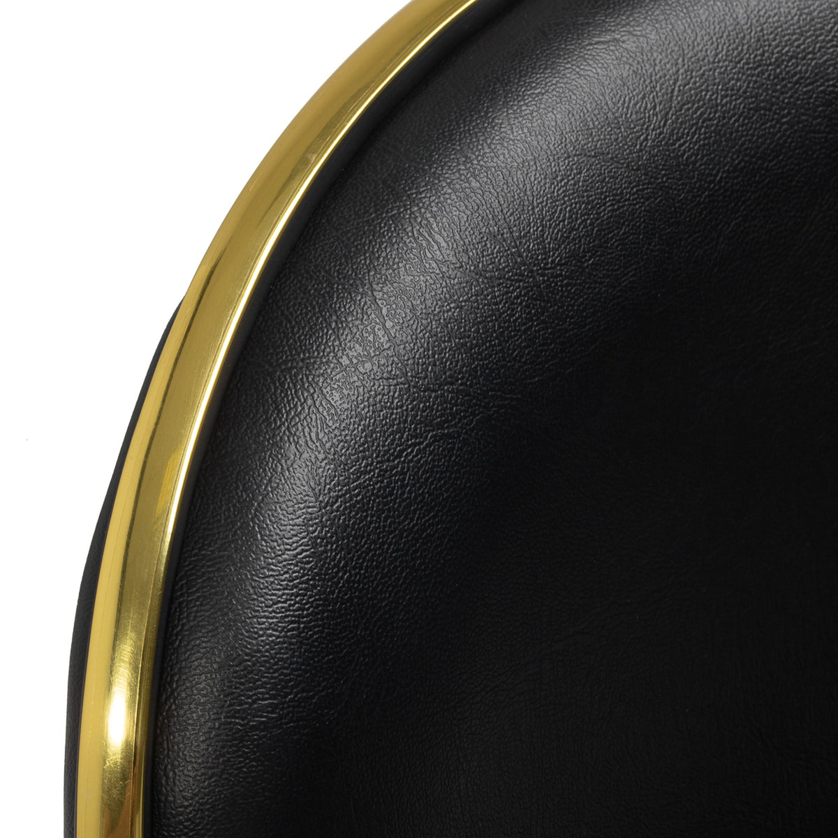 Gabbiano Sgabello Q-4599G con Rotelle - Nero