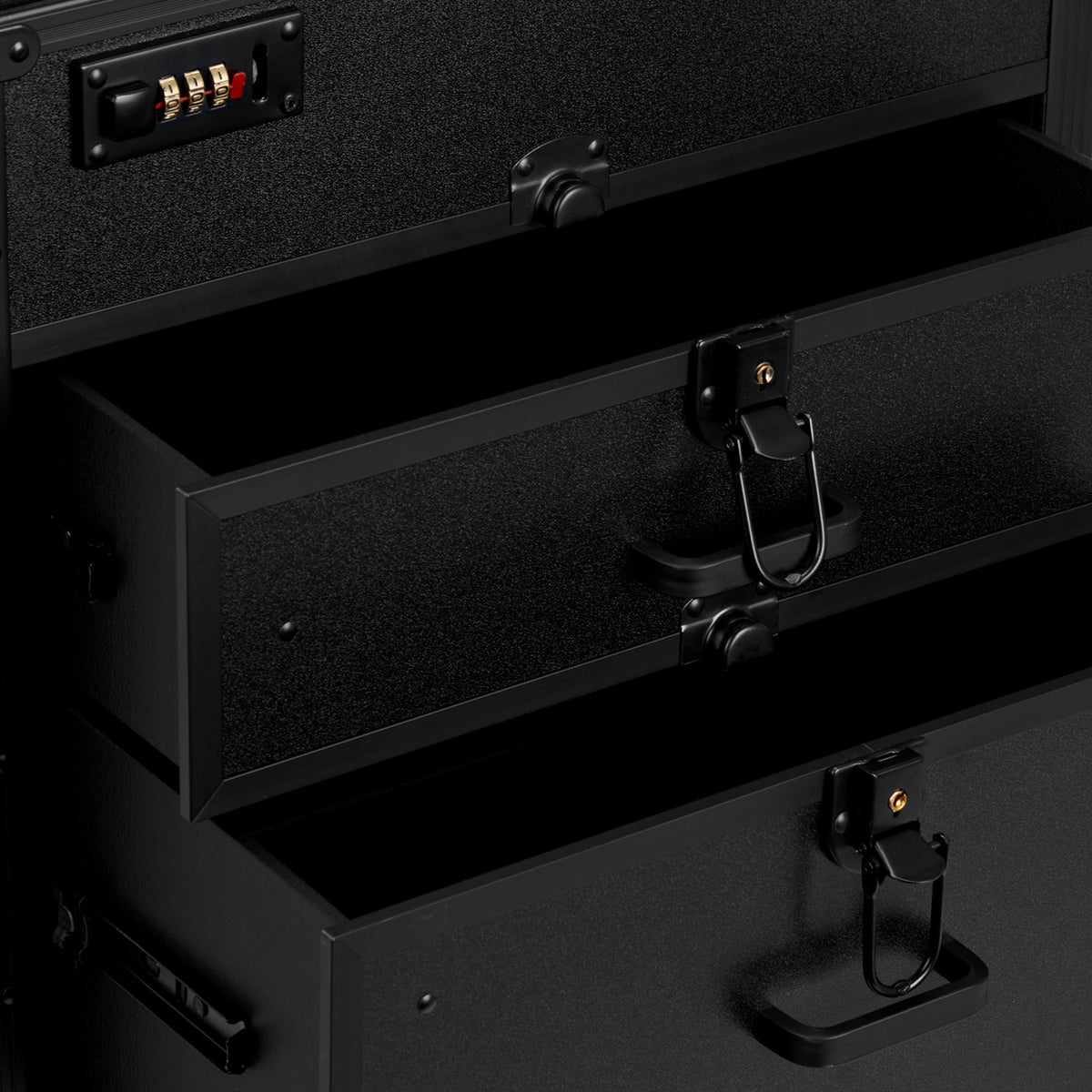 Gabbiano Valigia Trolley V21 per Parrucchiere - Nero