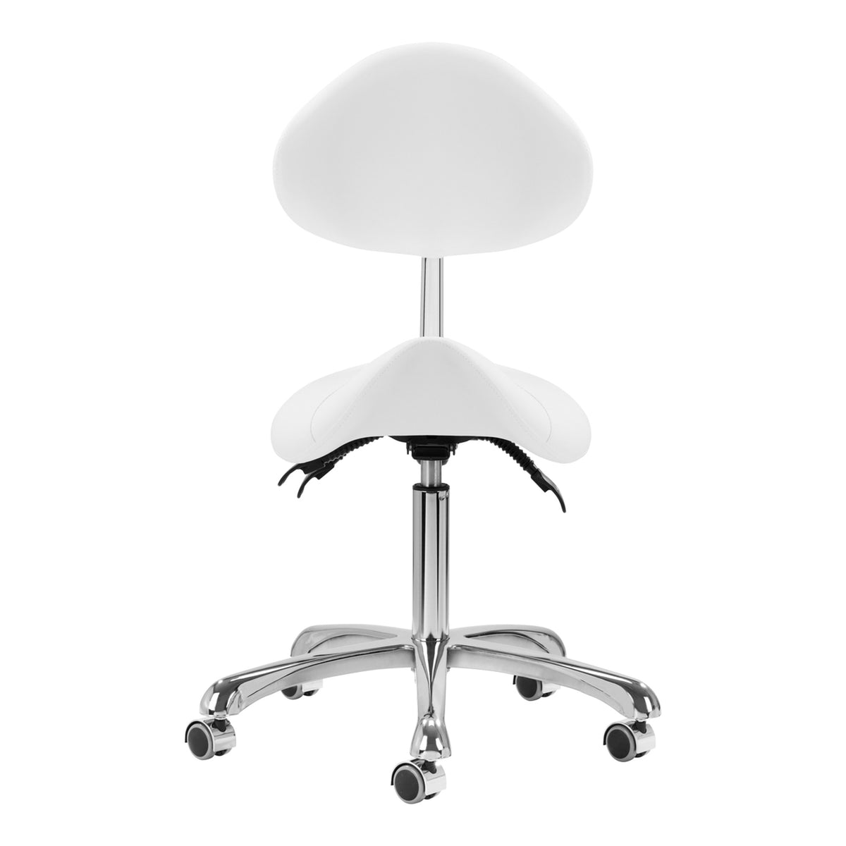 Giovanni Sgabello 1004 con Rotelle - Bianco