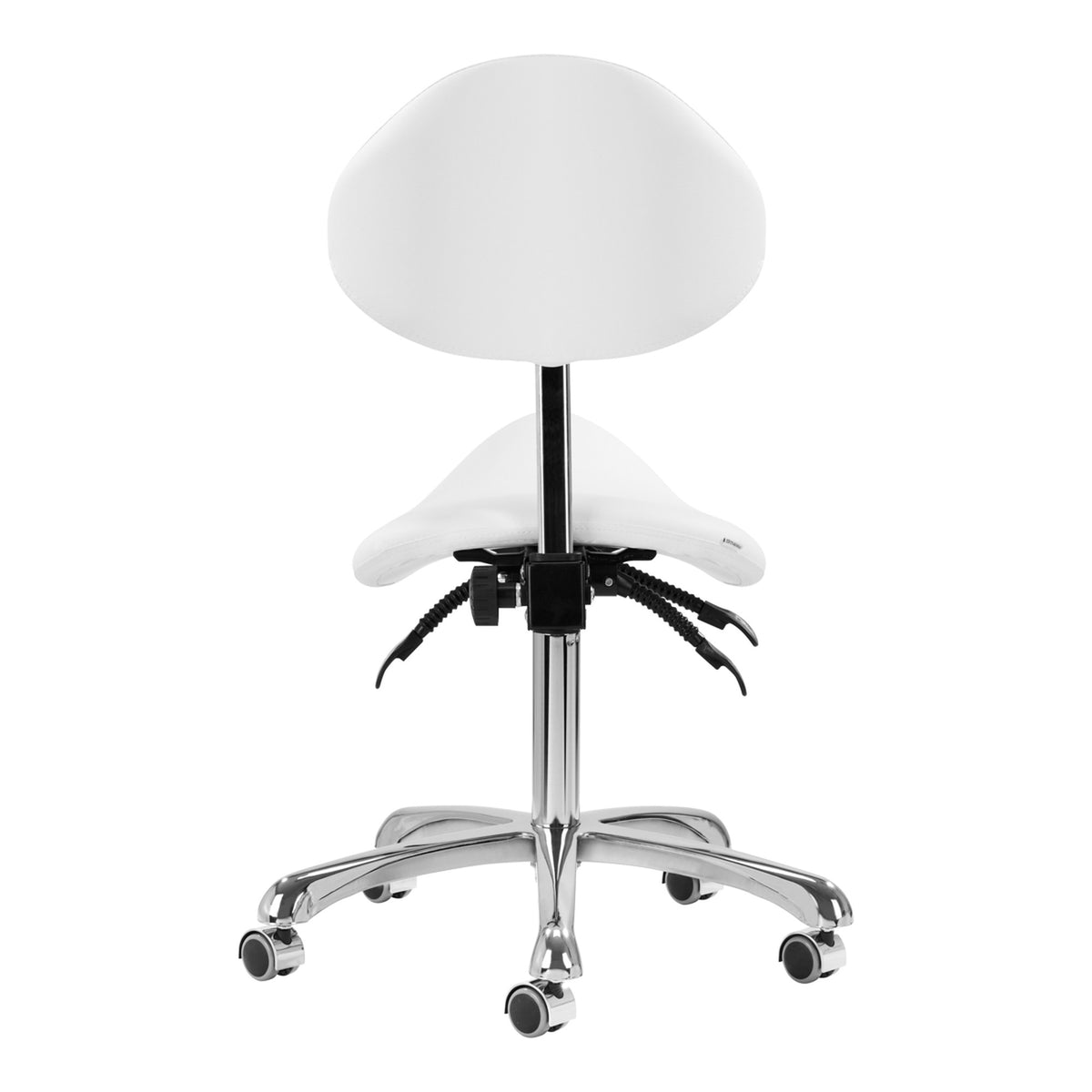 Giovanni Sgabello 1004 con Rotelle - Bianco