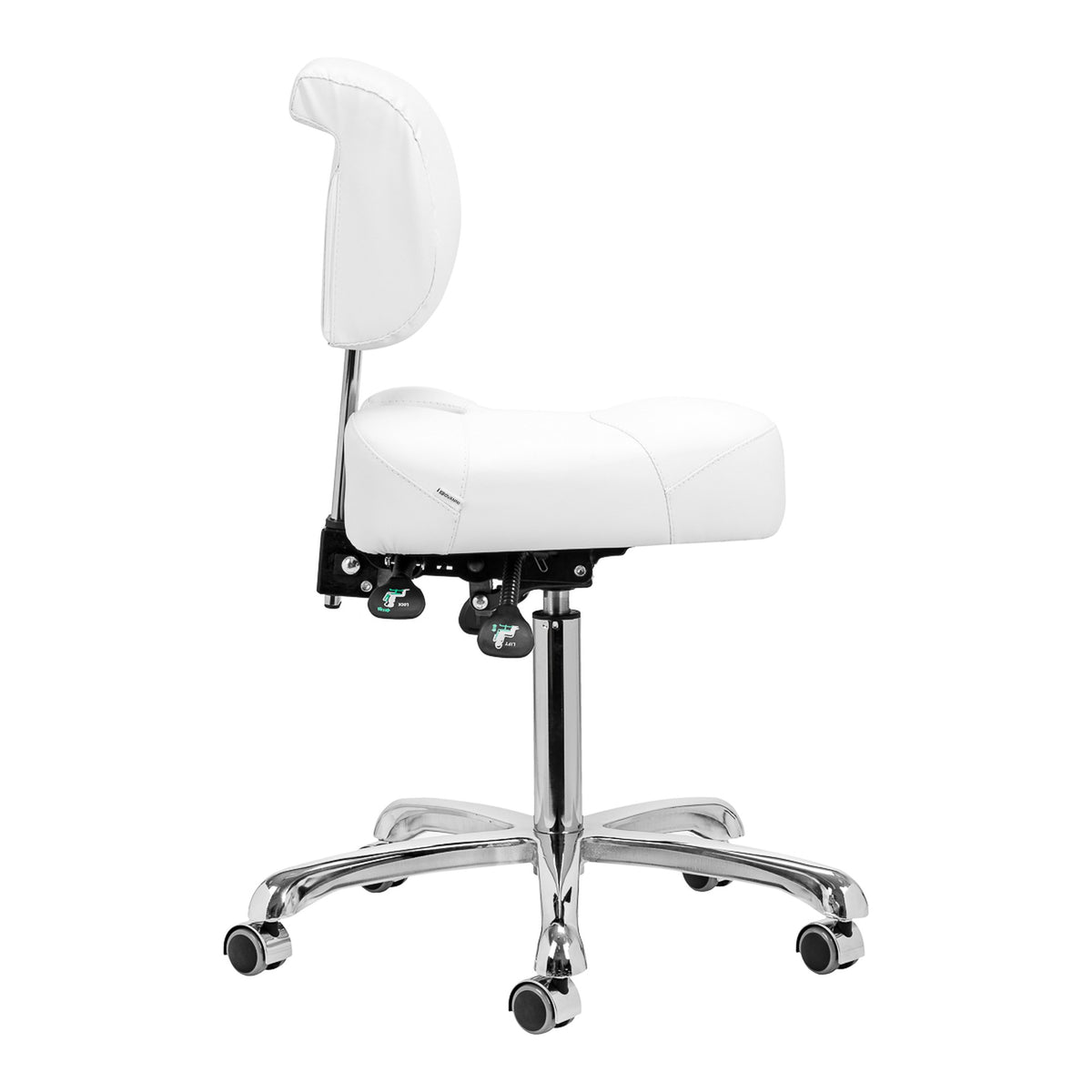 Giovanni Sgabello 1005 Podologico con Rotelle - Bianco