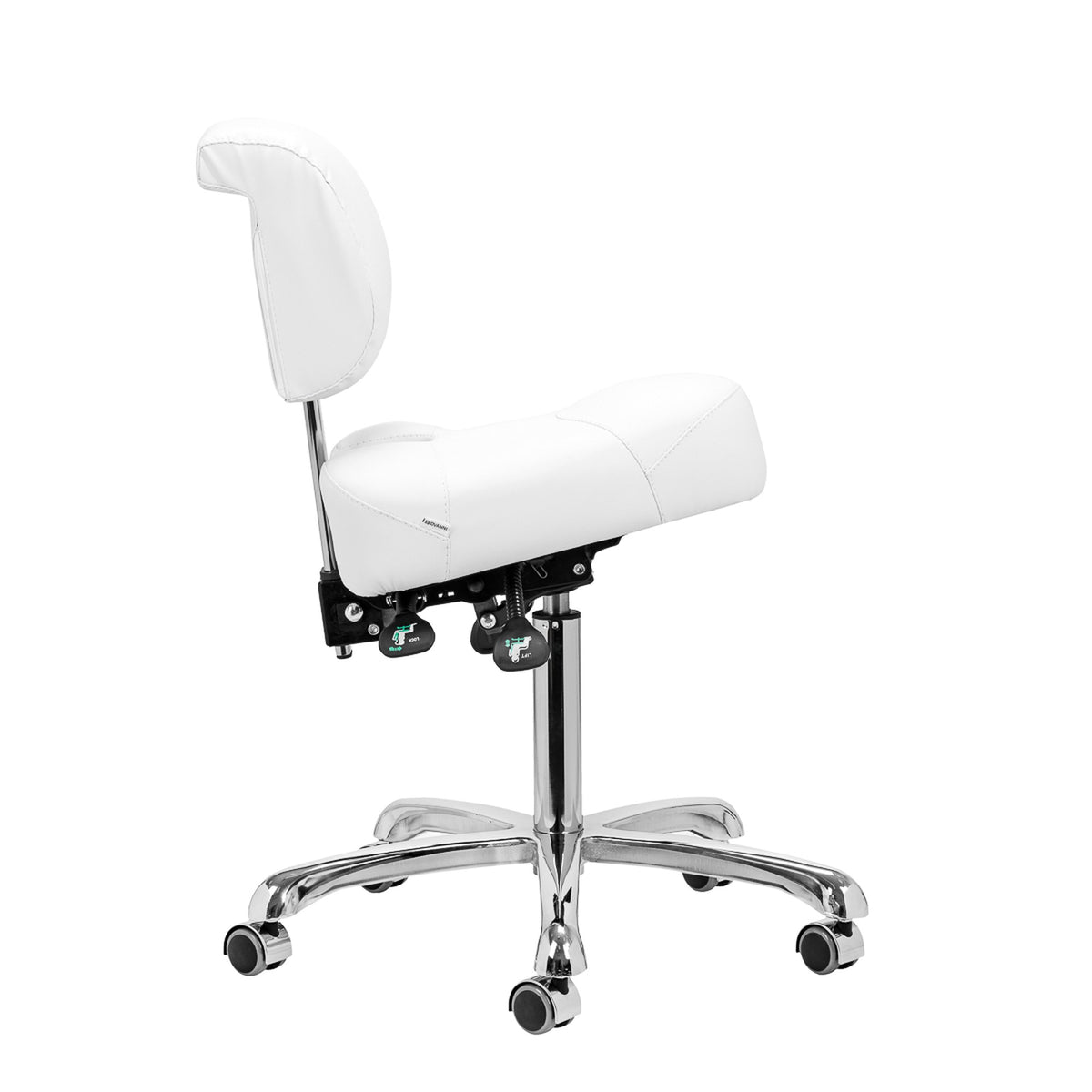 Giovanni Sgabello 1005 Podologico con Rotelle - Bianco