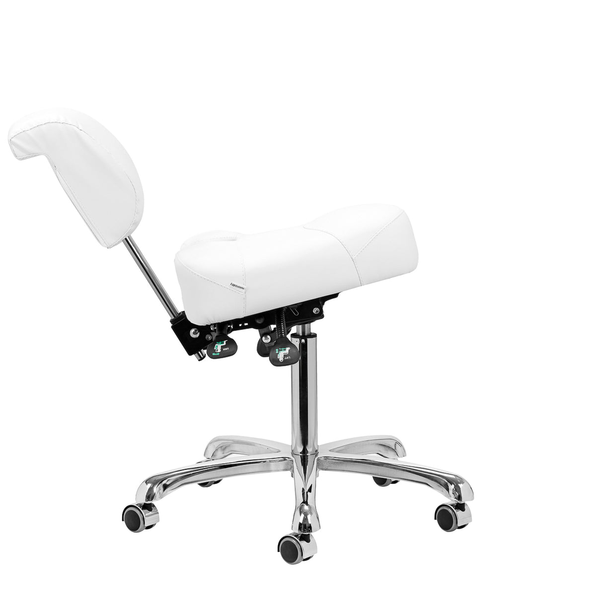 Giovanni Sgabello 1005 Podologico con Rotelle - Bianco