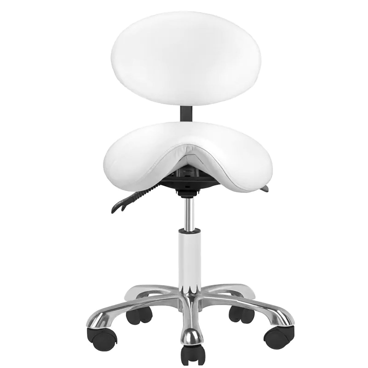 Giovanni Sgabello 1025 con Rotelle - Bianco
