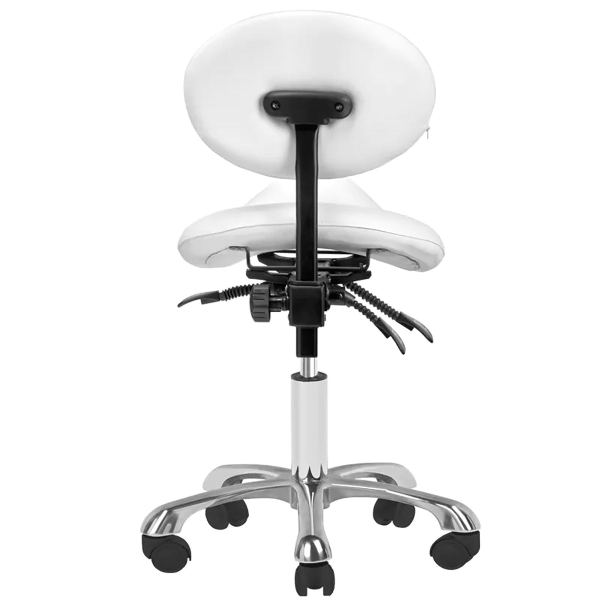 Giovanni Sgabello 1025 con Rotelle - Bianco
