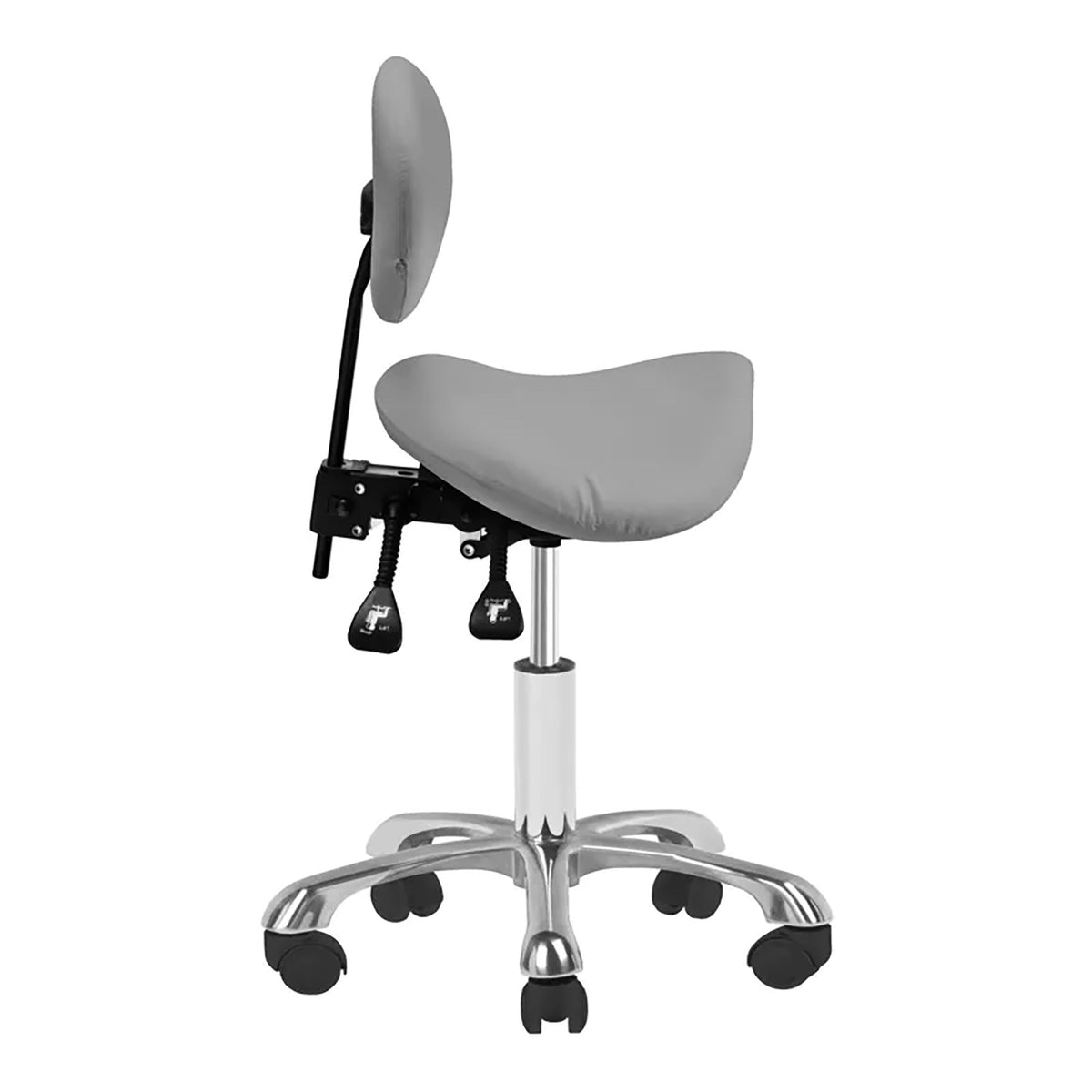 Giovanni Sgabello 1025 con Rotelle - Grigio